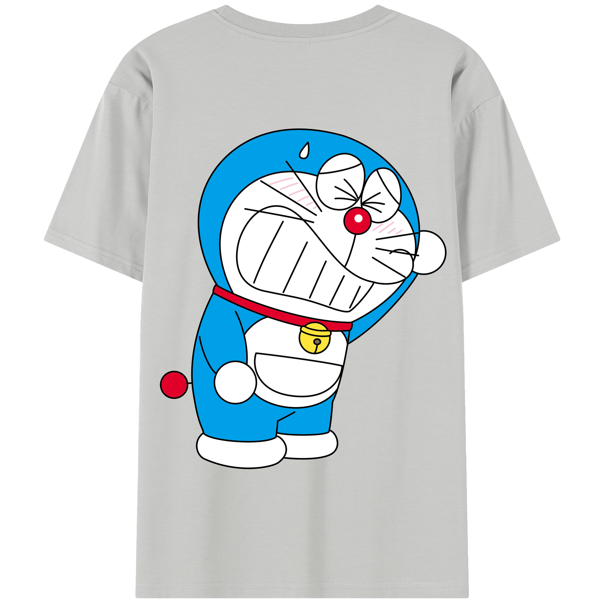 （画像用） ドラえもん Doraemon 綿100％半袖Tシャツ（背面プリント）