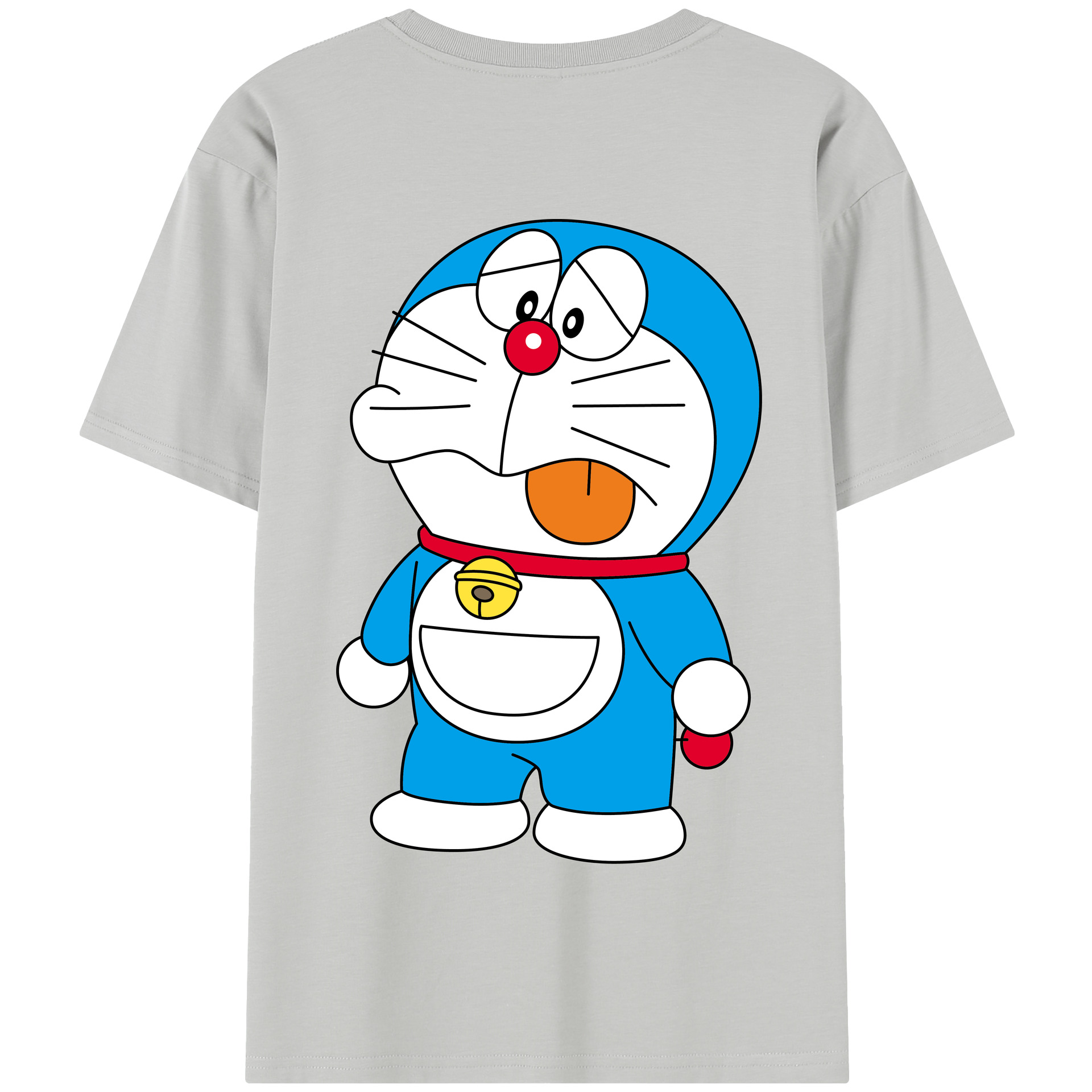 （画像用） ドラえもん Doraemon 綿100％半袖Tシャツ（背面プリント）