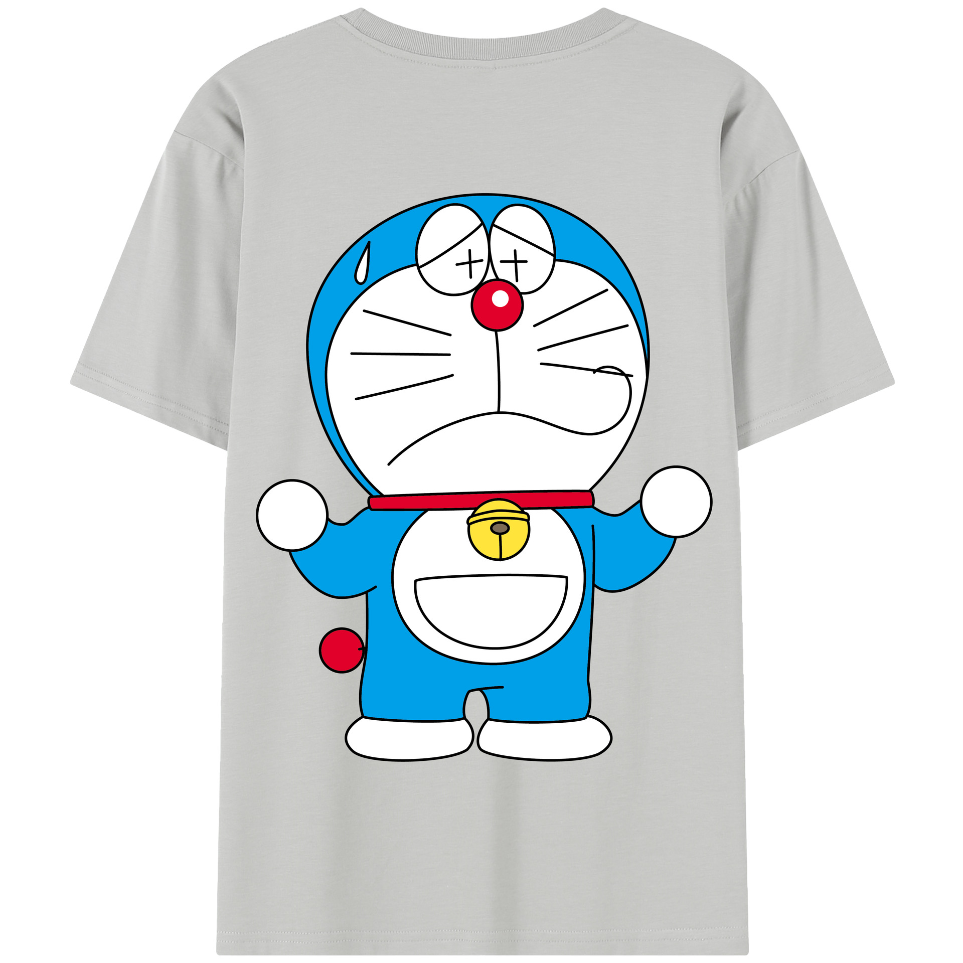 （画像用） ドラえもん Doraemon 綿100％半袖Tシャツ（背面プリント）