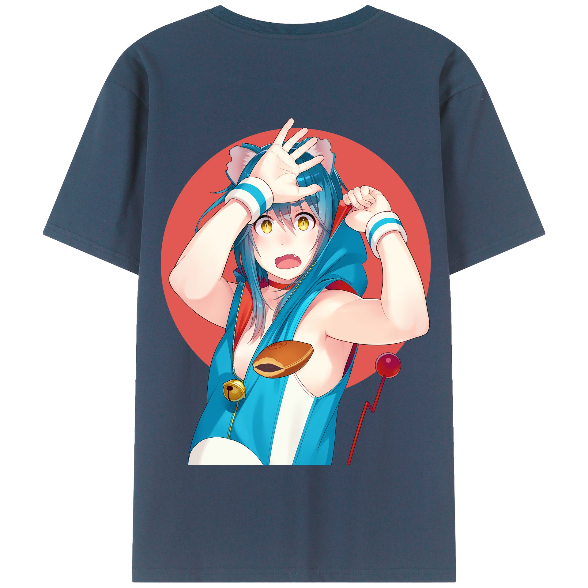（画像用） ドラえもん Doraemon 綿100％半袖Tシャツ（背面プリント）