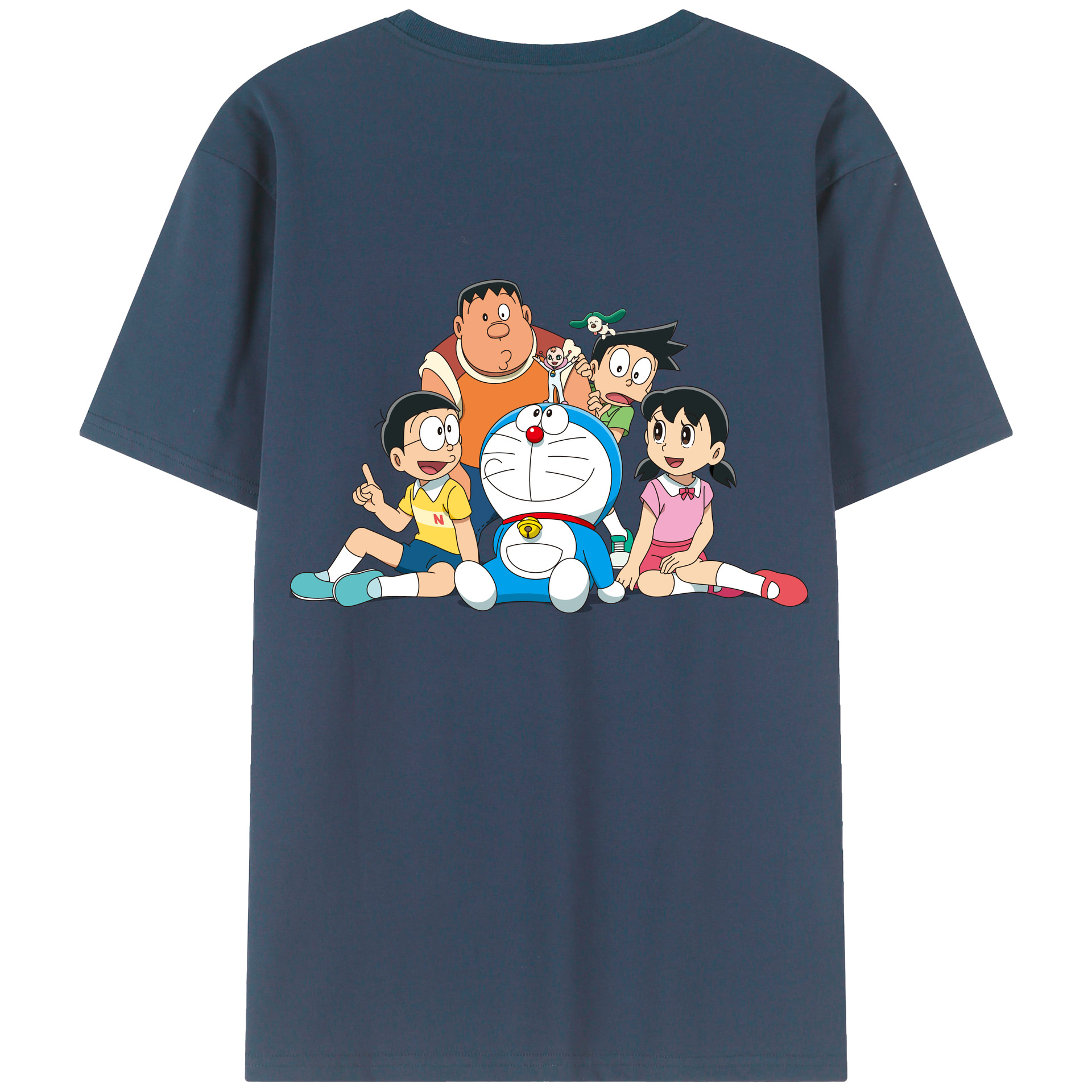 （画像用） ドラえもん Doraemon 綿100％半袖Tシャツ（背面プリント）