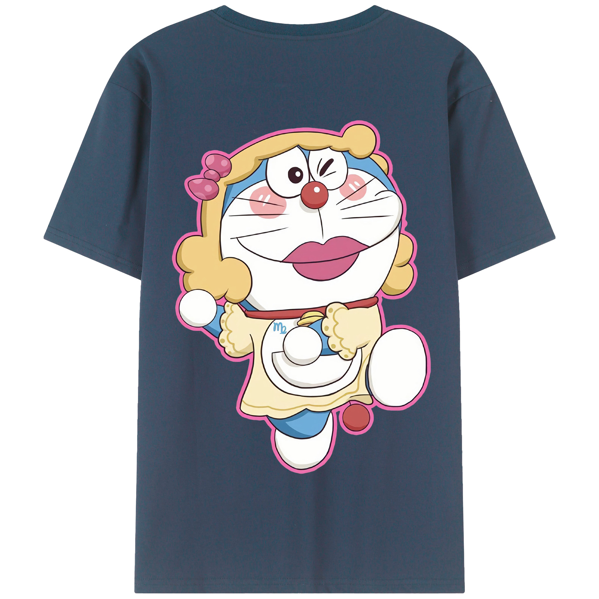 （画像用） ドラえもん Doraemon 綿100％半袖Tシャツ（背面プリント）