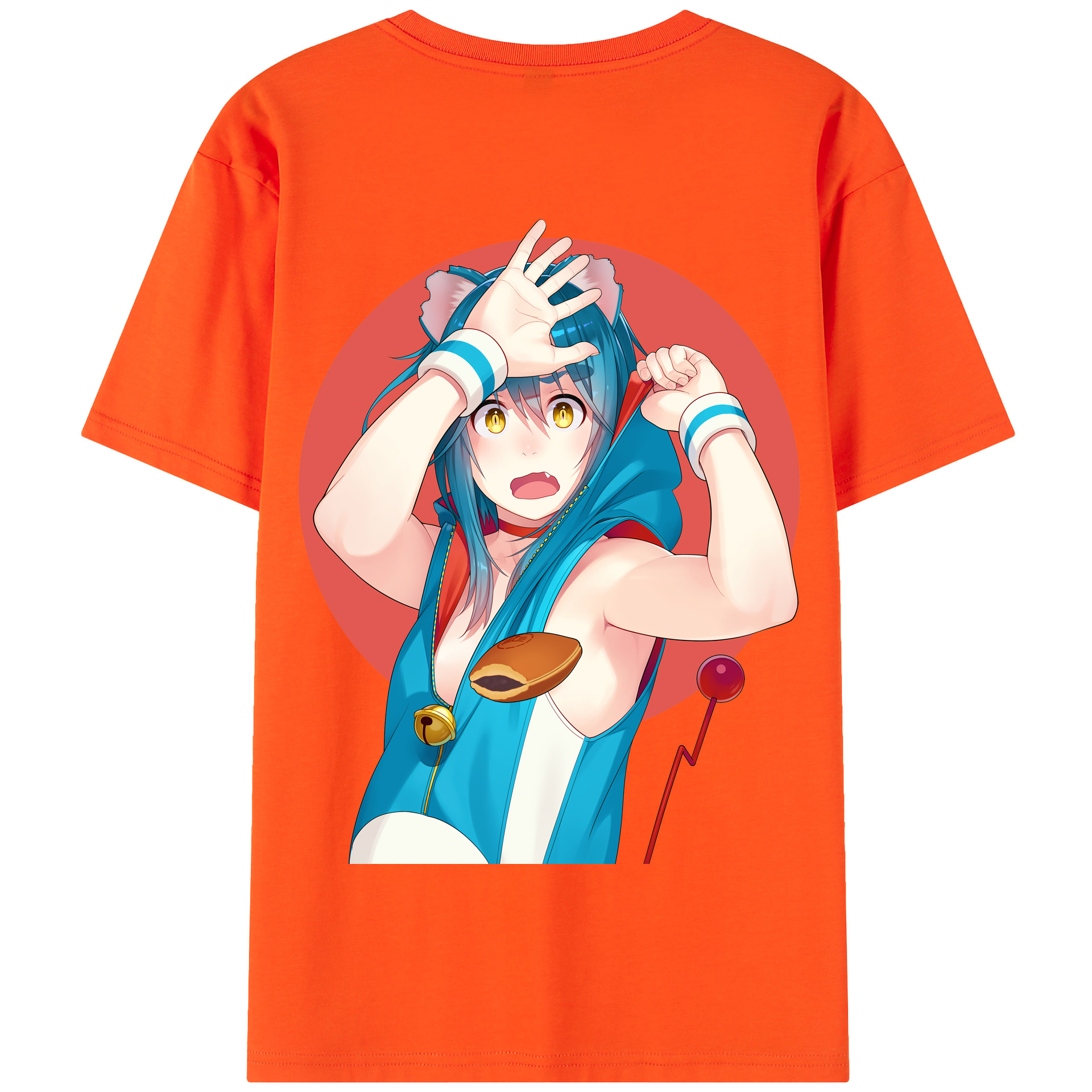 （画像用） ドラえもん Doraemon 綿100％半袖Tシャツ（背面プリント）