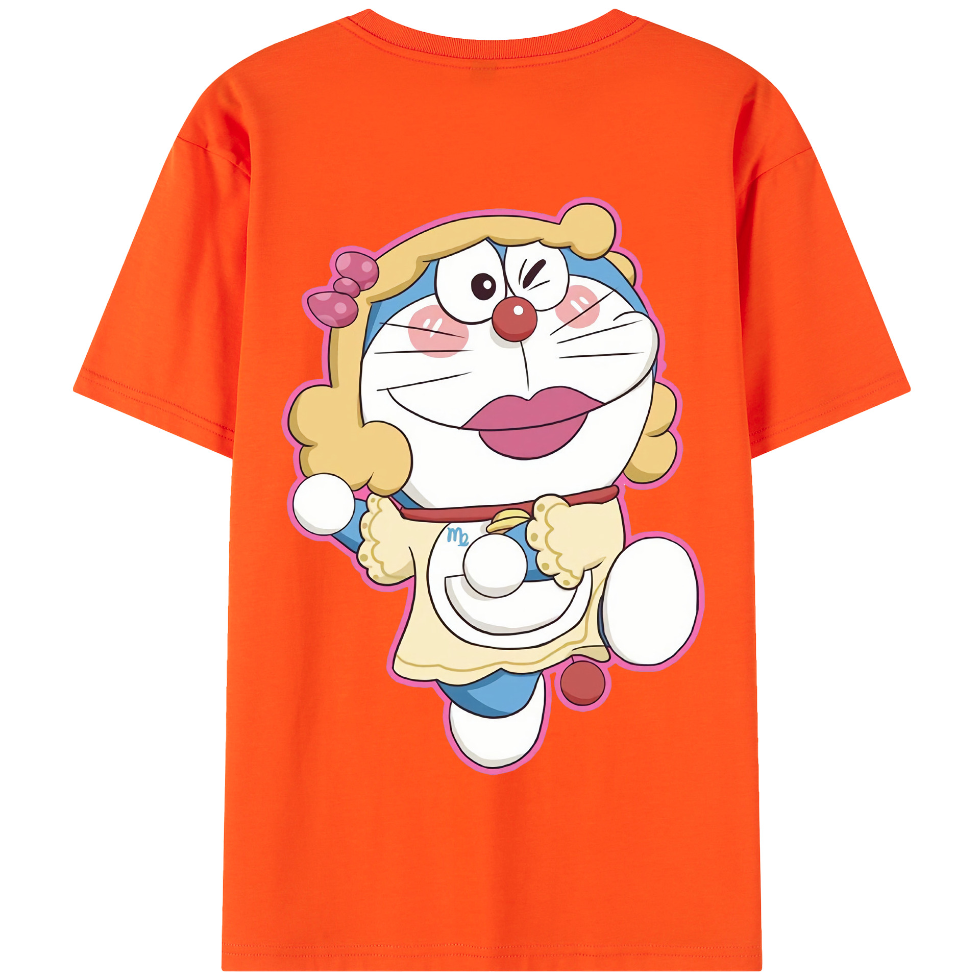（画像用） ドラえもん Doraemon 綿100％半袖Tシャツ（背面プリント）