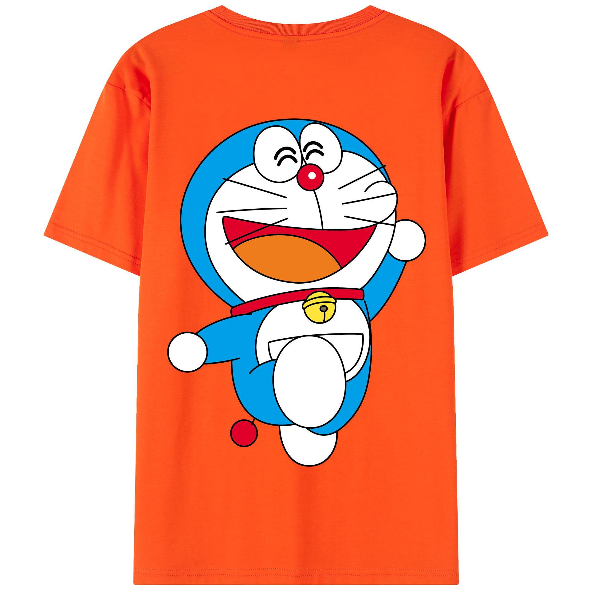 （画像用） ドラえもん Doraemon 綿100％半袖Tシャツ（背面プリント）