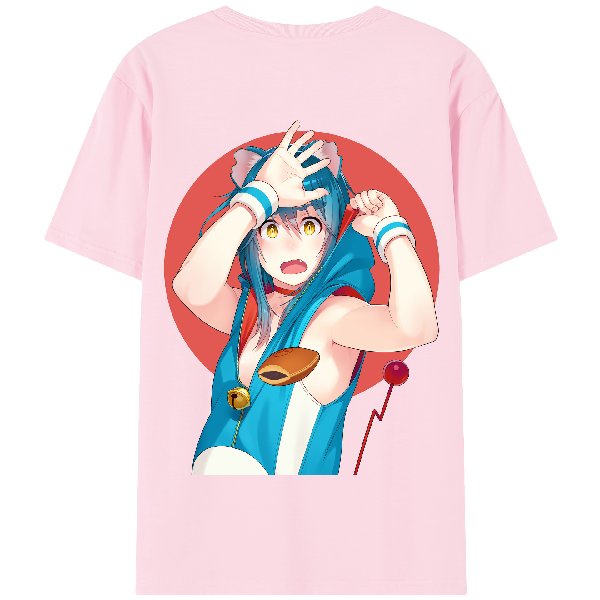 （画像用） ドラえもん Doraemon 綿100％半袖Tシャツ（背面プリント）