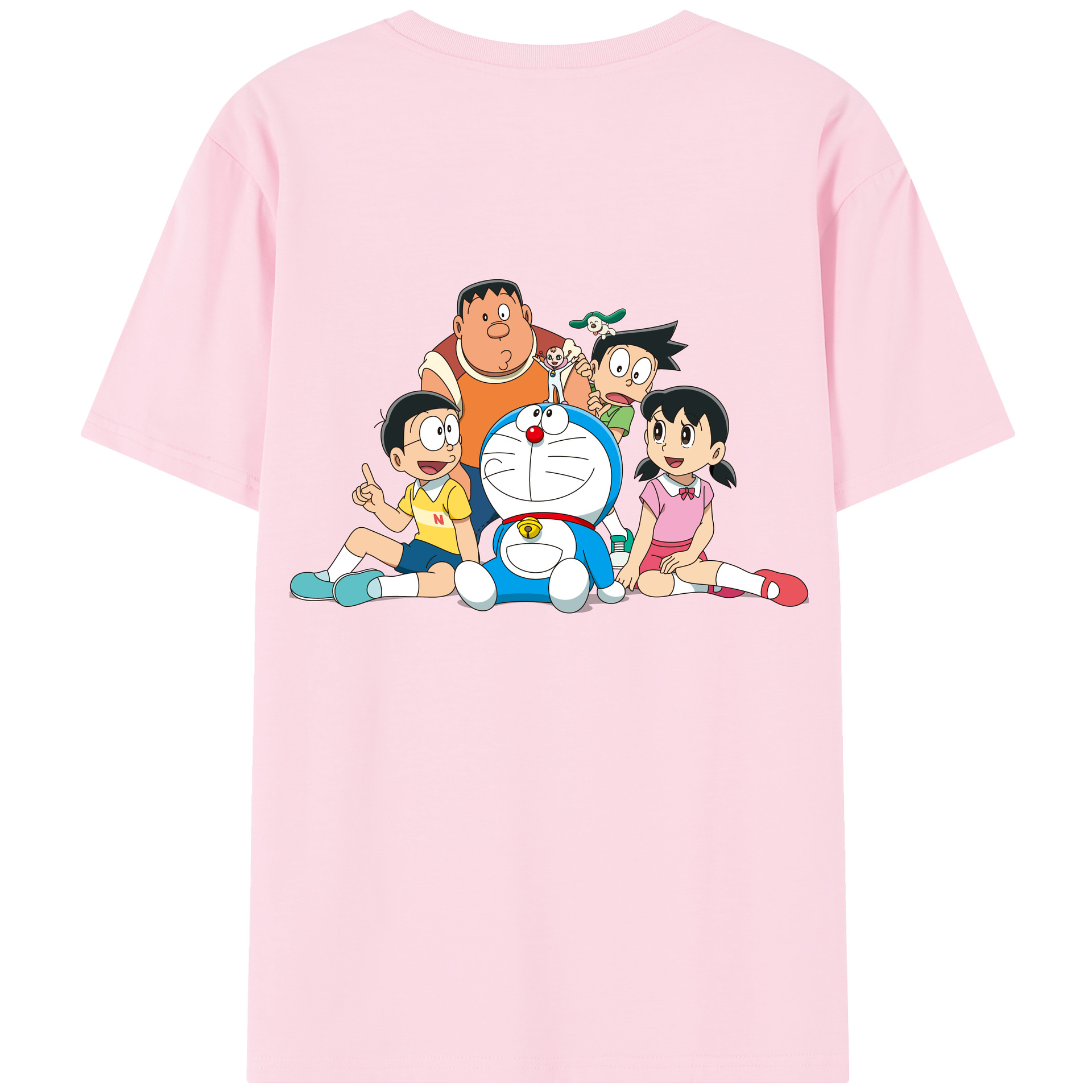 （画像用） ドラえもん Doraemon 綿100％半袖Tシャツ（背面プリント）