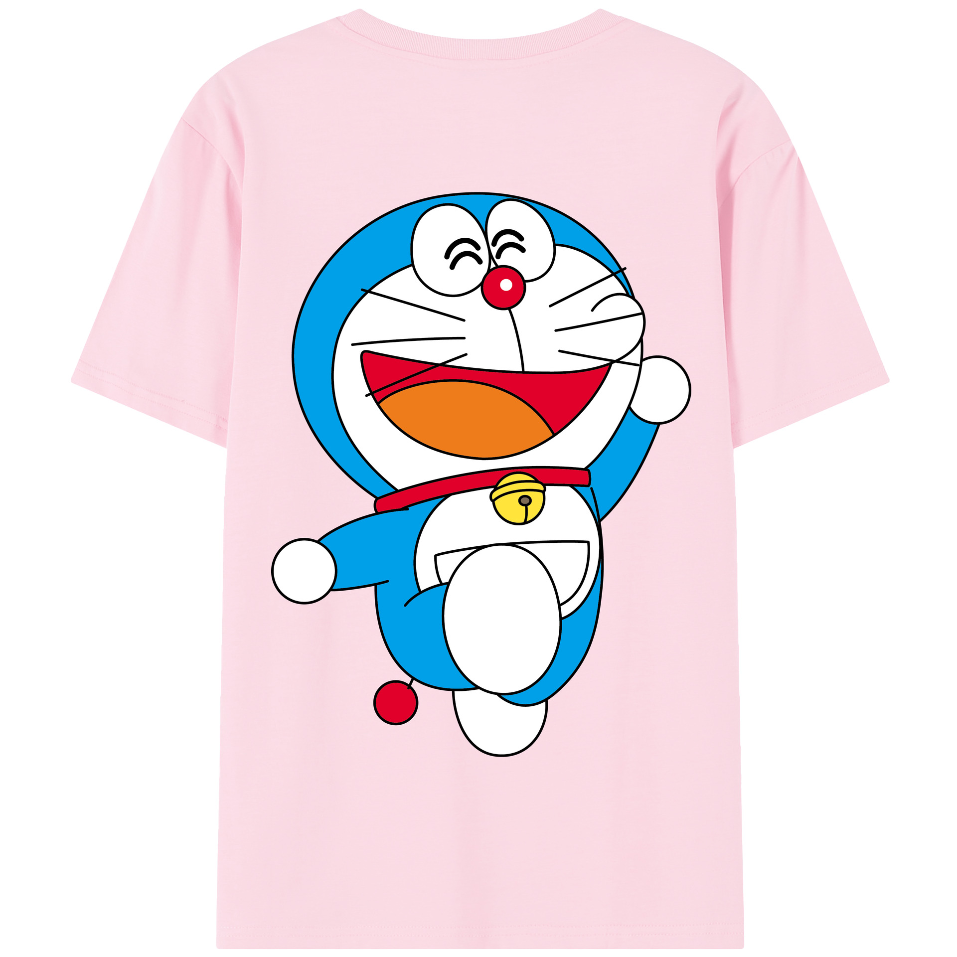 （画像用） ドラえもん Doraemon 綿100％半袖Tシャツ（背面プリント）