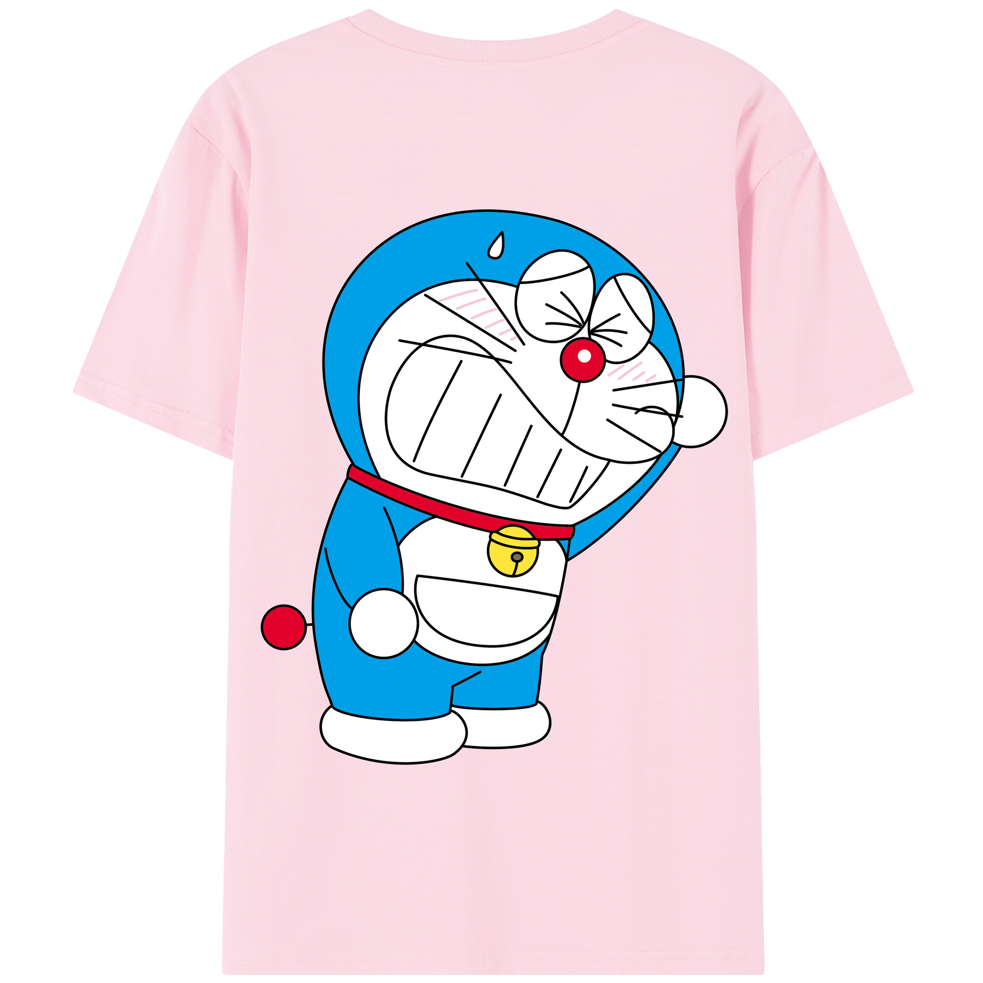 （画像用） ドラえもん Doraemon 綿100％半袖Tシャツ（背面プリント）