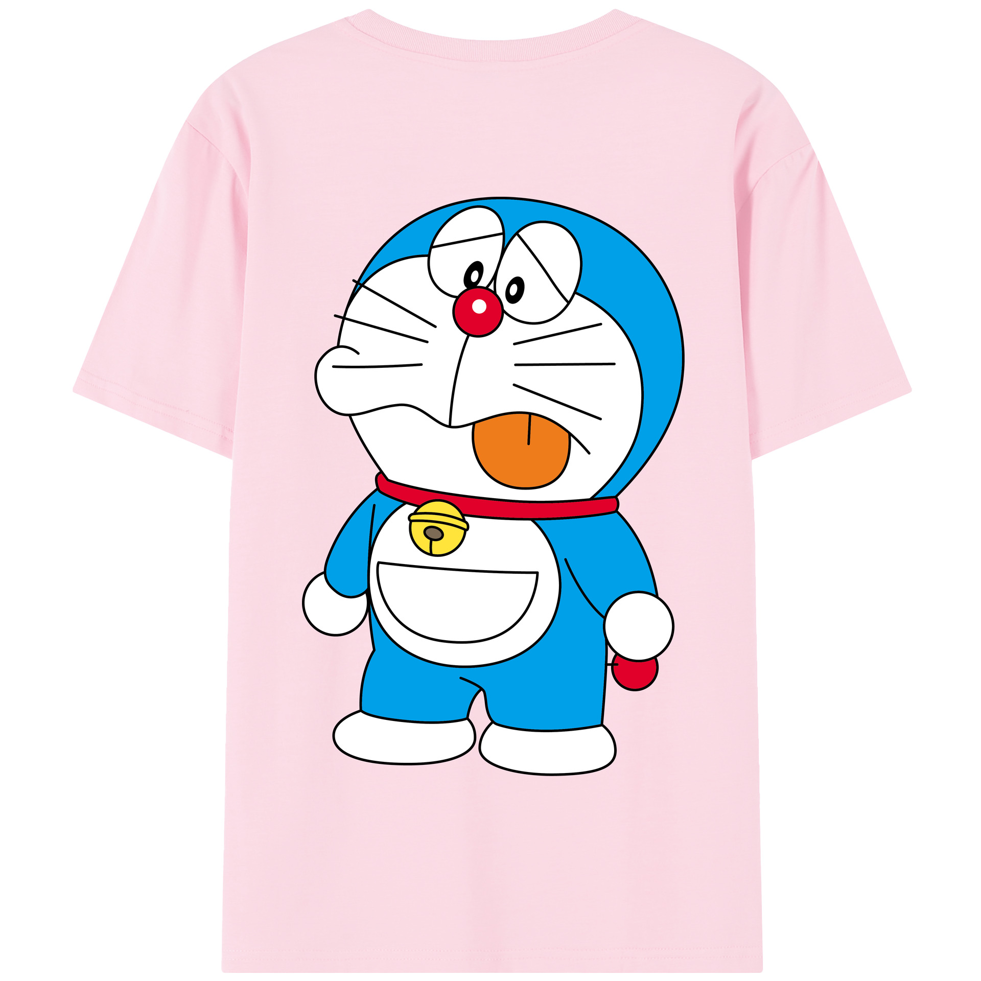 （画像用） ドラえもん Doraemon 綿100％半袖Tシャツ（背面プリント）