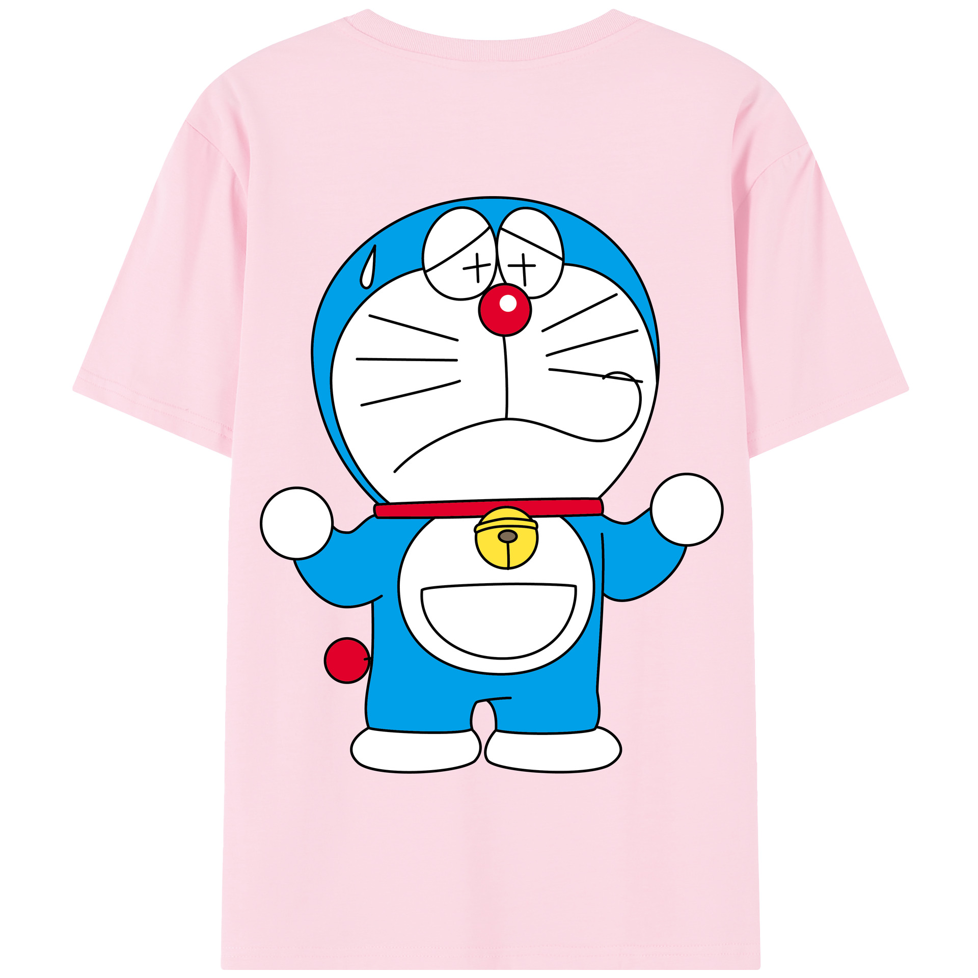 （画像用） ドラえもん Doraemon 綿100％半袖Tシャツ（背面プリント）