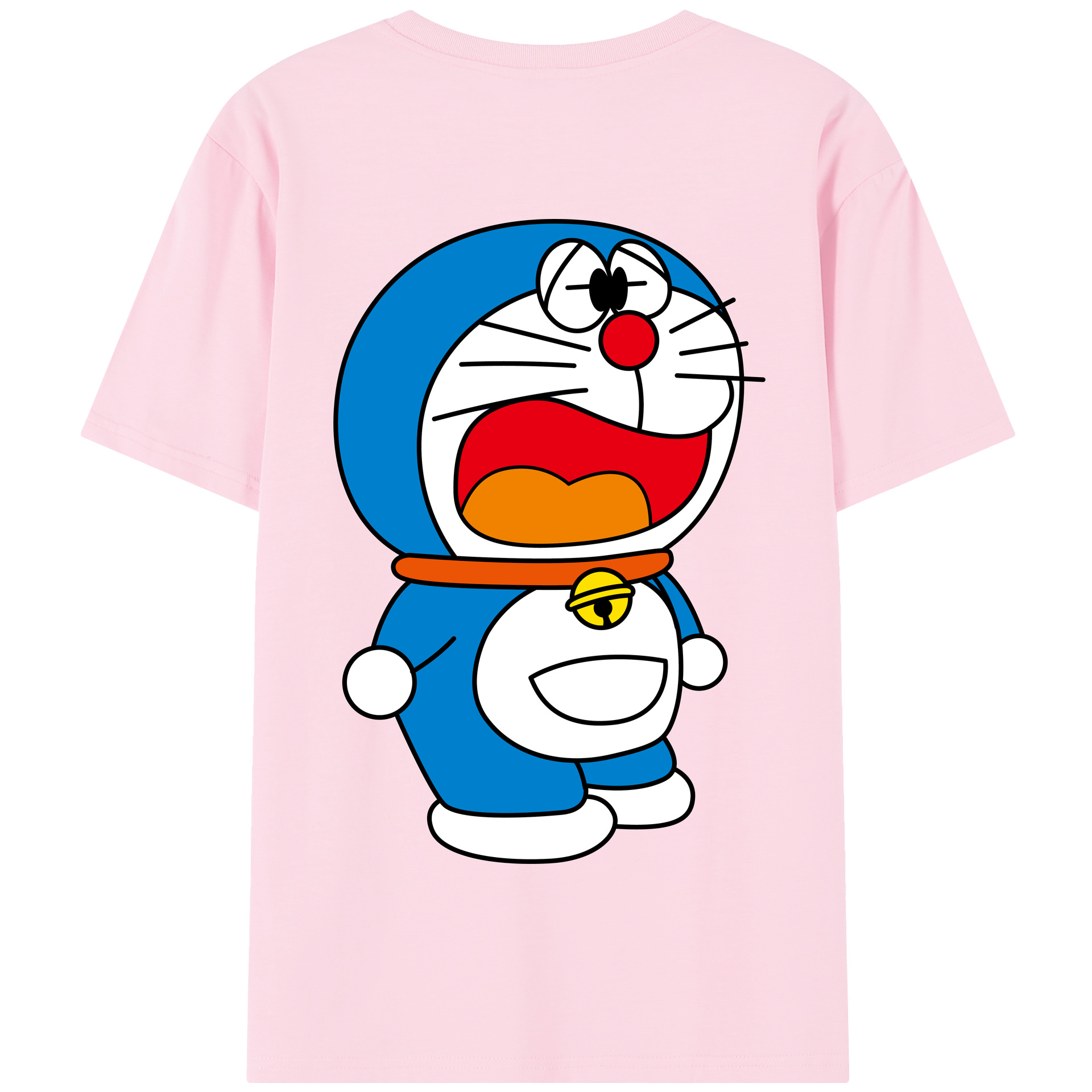 （画像用） ドラえもん Doraemon 綿100％半袖Tシャツ（背面プリント）