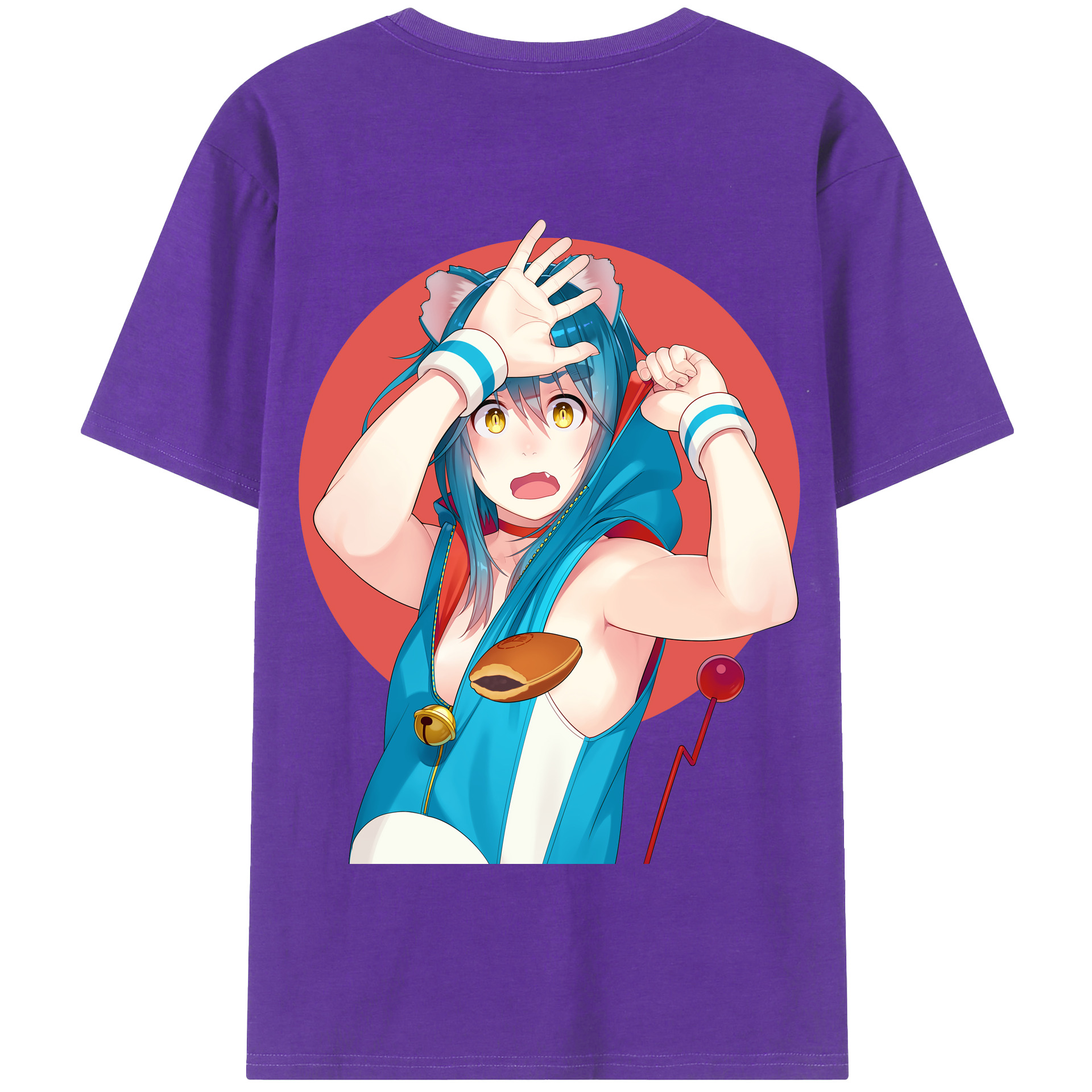 （画像用） ドラえもん Doraemon 綿100％半袖Tシャツ（背面プリント）