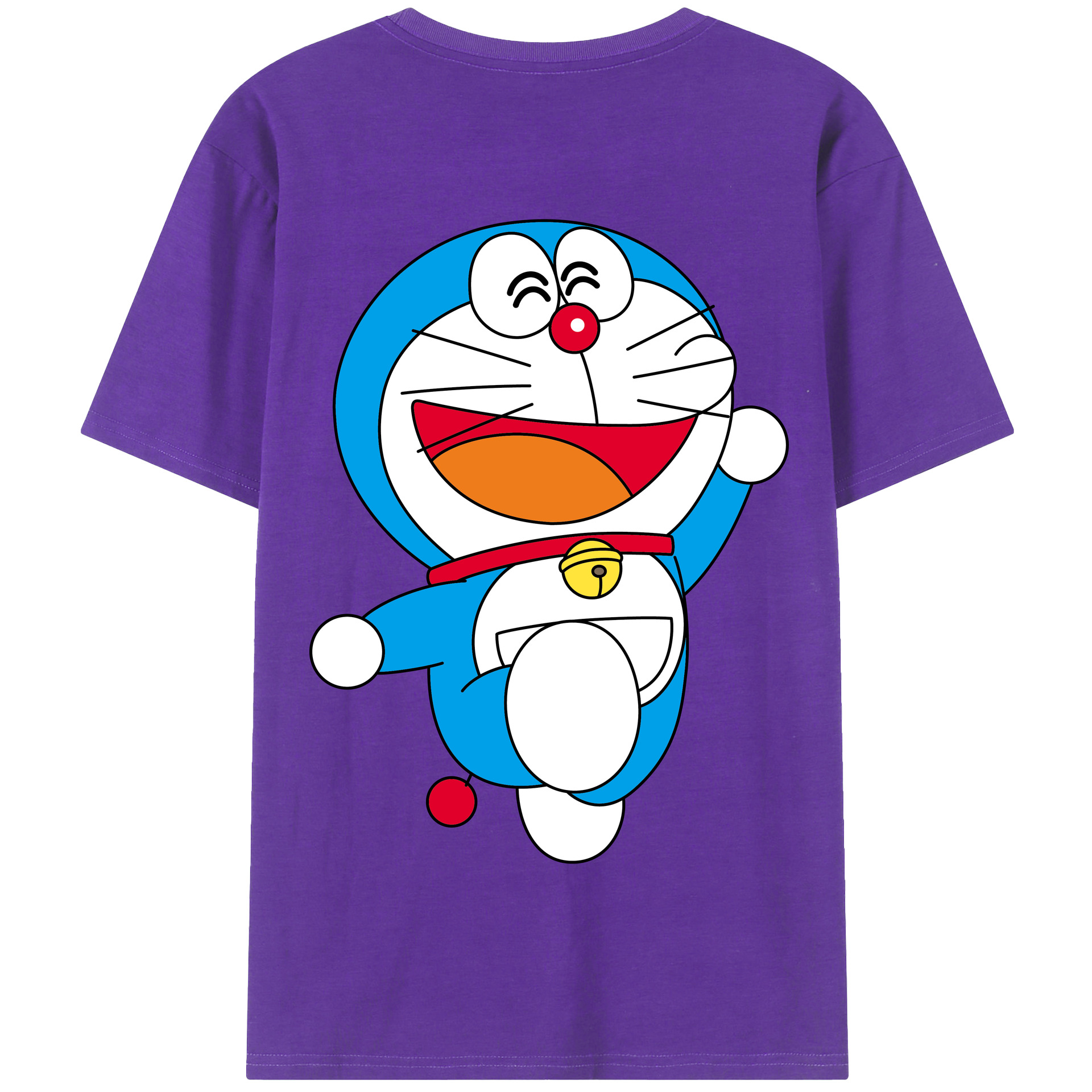 （画像用） ドラえもん Doraemon 綿100％半袖Tシャツ（背面プリント）