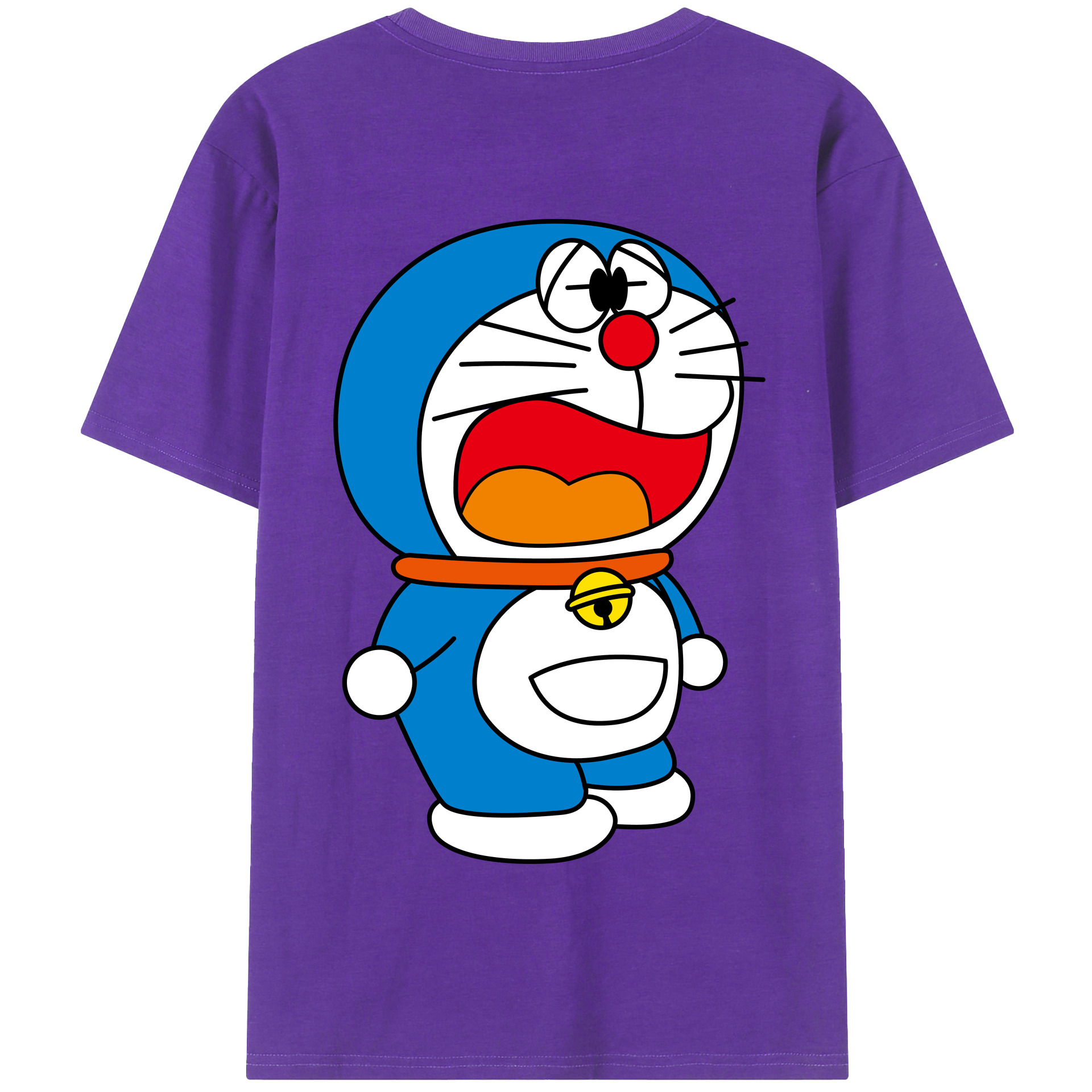 （画像用） ドラえもん Doraemon 綿100％半袖Tシャツ（背面プリント）