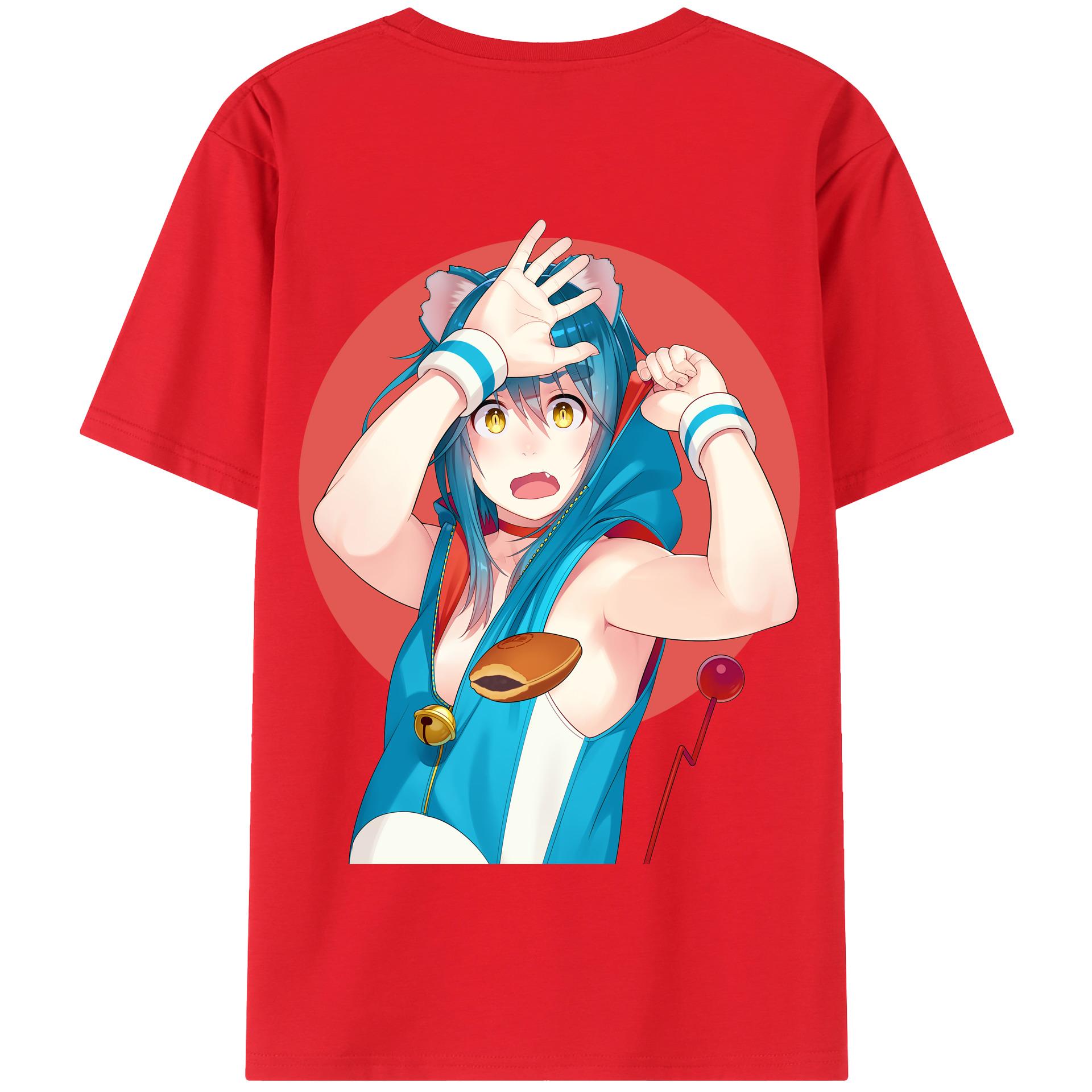 （画像用） ドラえもん Doraemon 綿100％半袖Tシャツ（背面プリント）