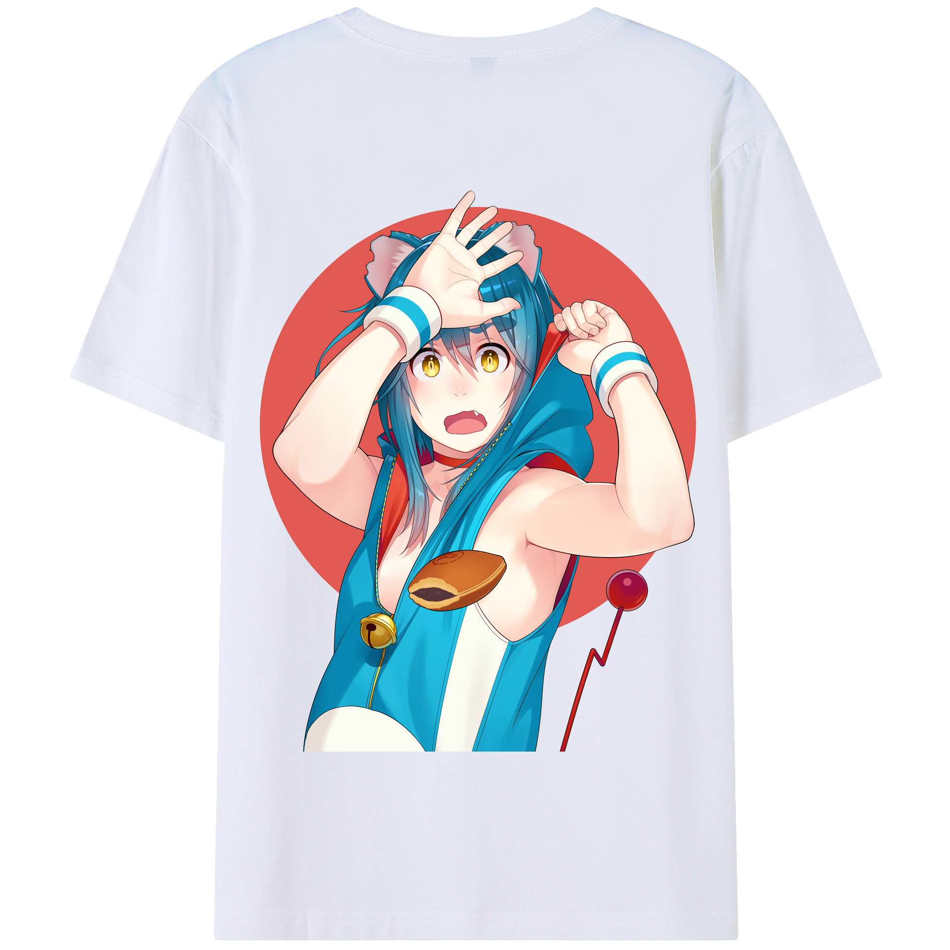 （画像用） ドラえもん Doraemon 綿100％半袖Tシャツ（背面プリント）