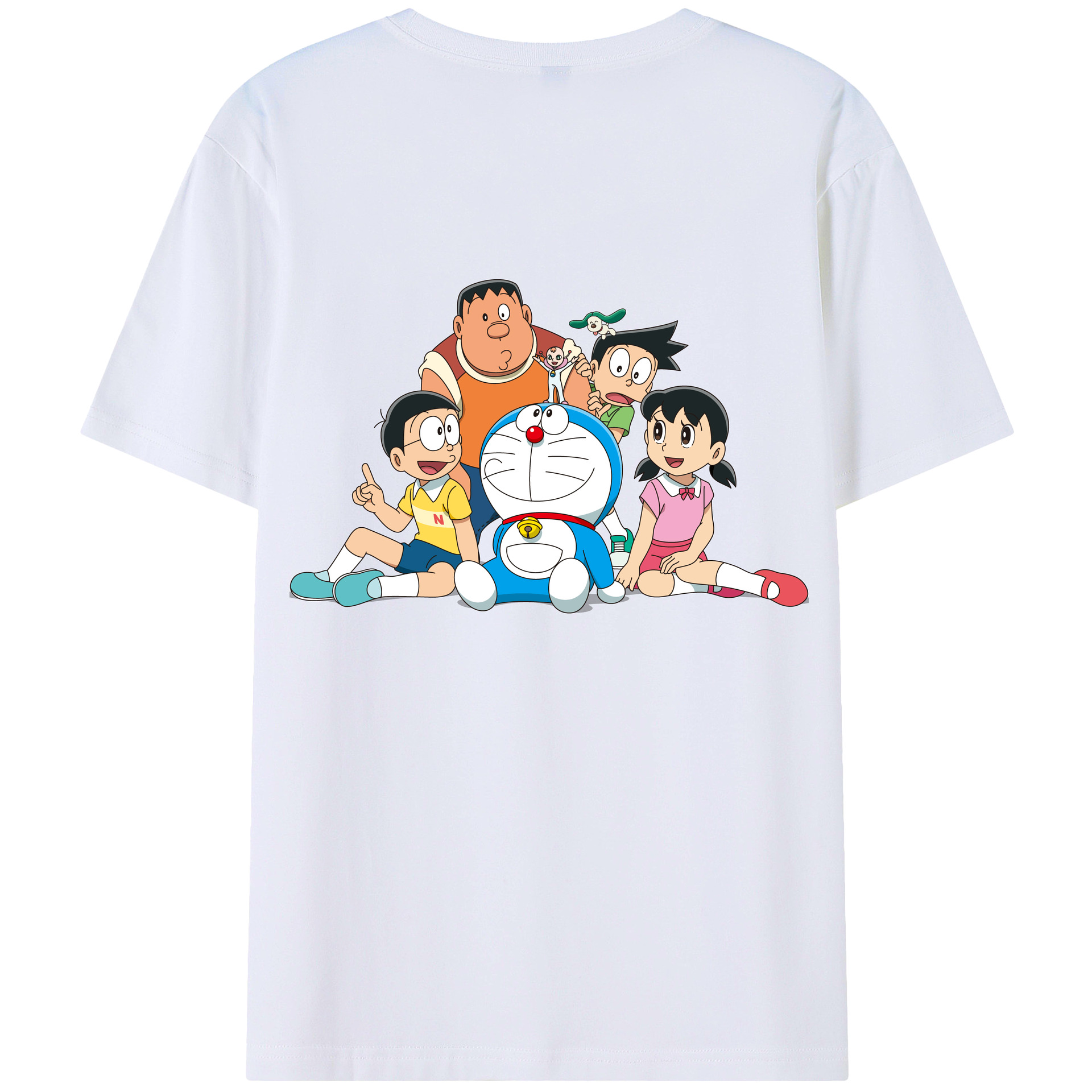 （画像用） ドラえもん Doraemon 綿100％半袖Tシャツ（背面プリント）