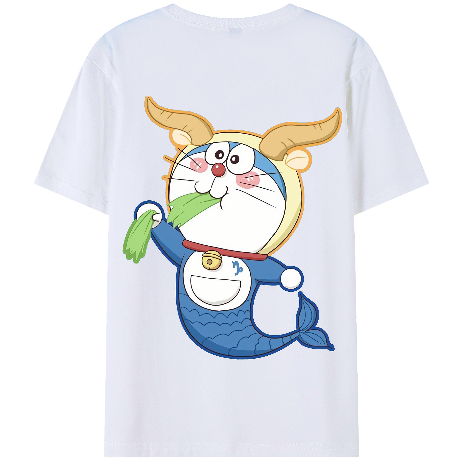 （画像用） ドラえもん Doraemon 綿100％半袖Tシャツ（背面プリント）