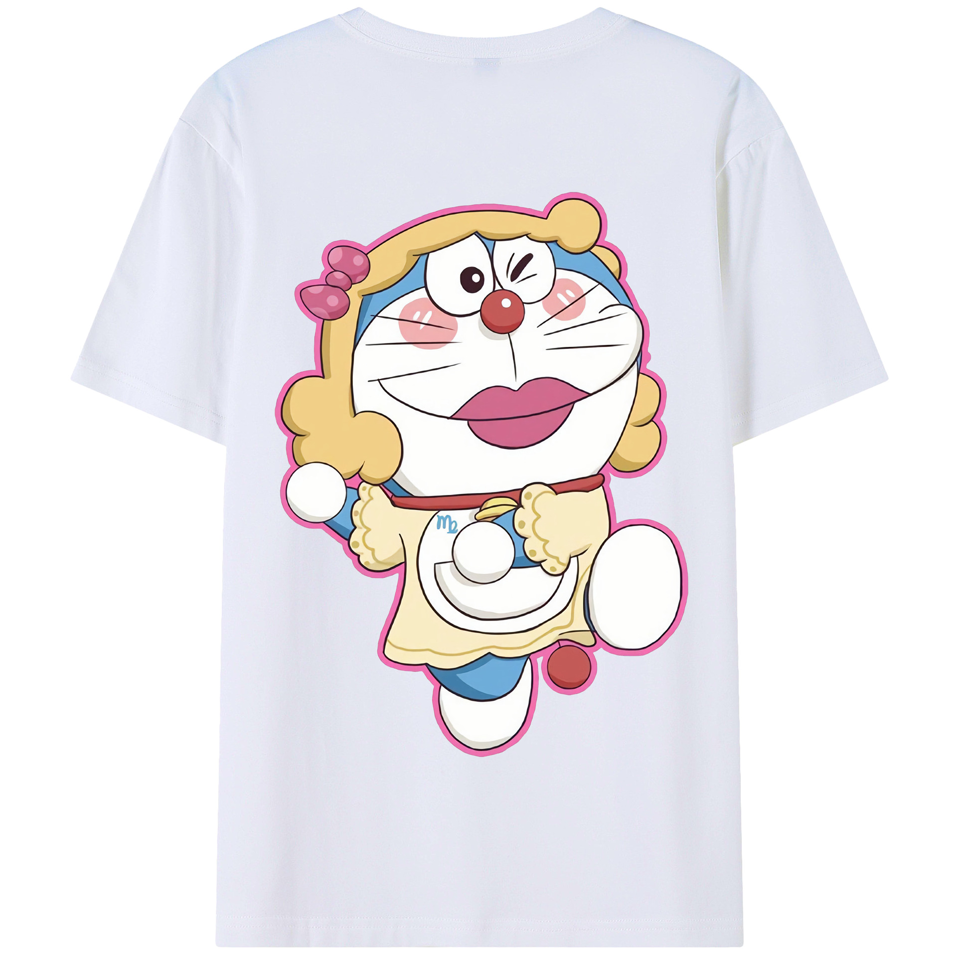（画像用） ドラえもん Doraemon 綿100％半袖Tシャツ（背面プリント）