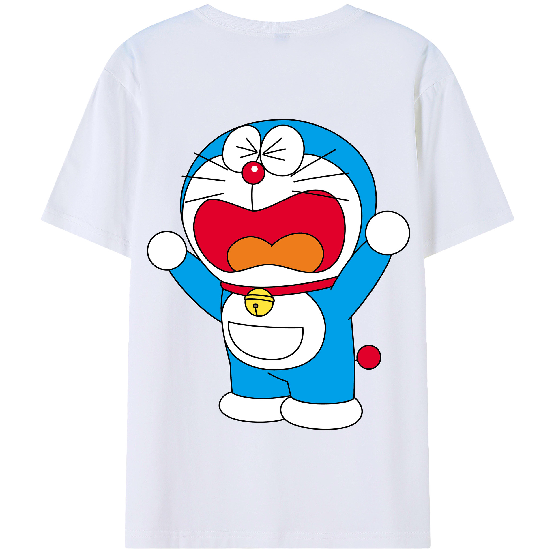 （画像用） ドラえもん Doraemon 綿100％半袖Tシャツ（背面プリント）