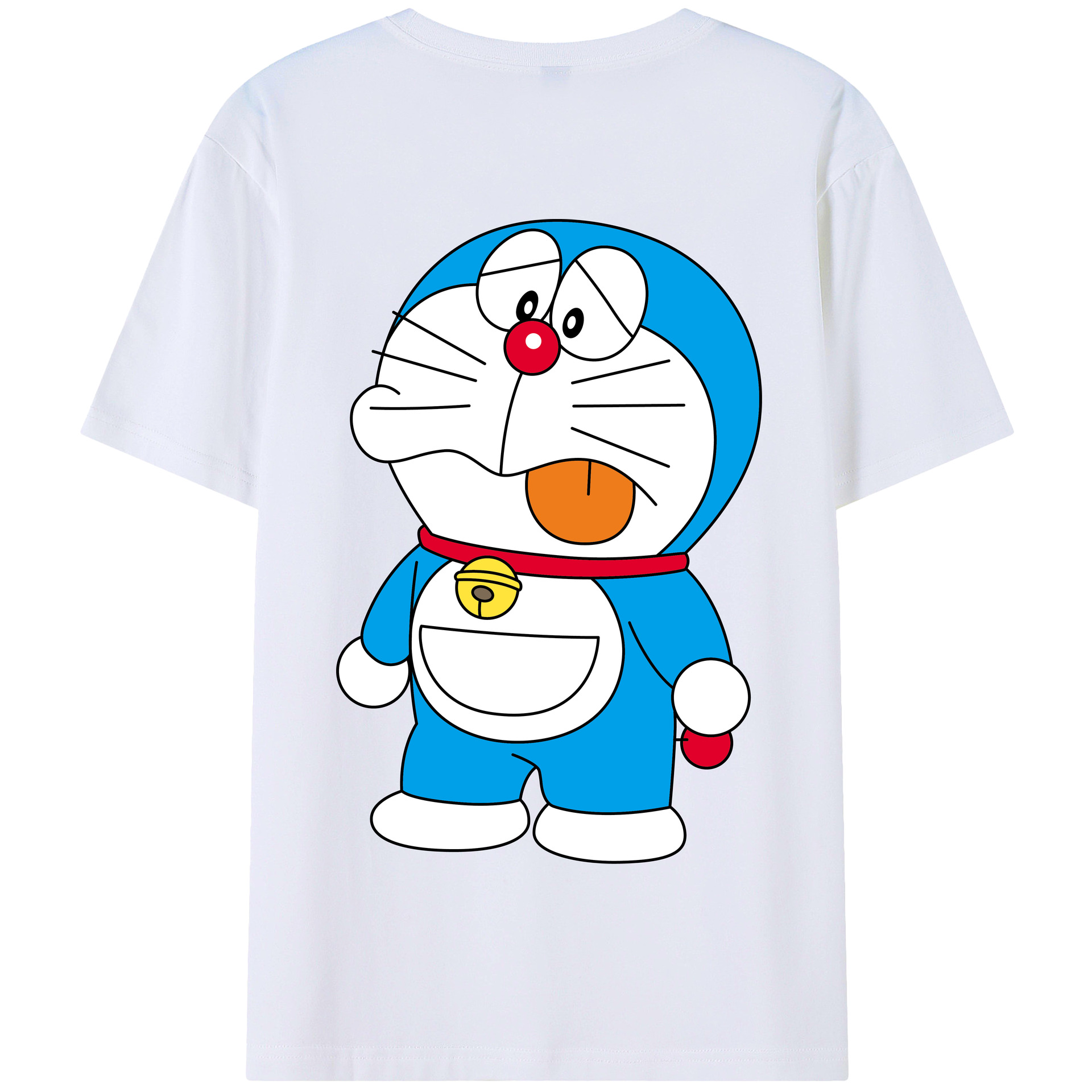 （画像用） ドラえもん Doraemon 綿100％半袖Tシャツ（背面プリント）