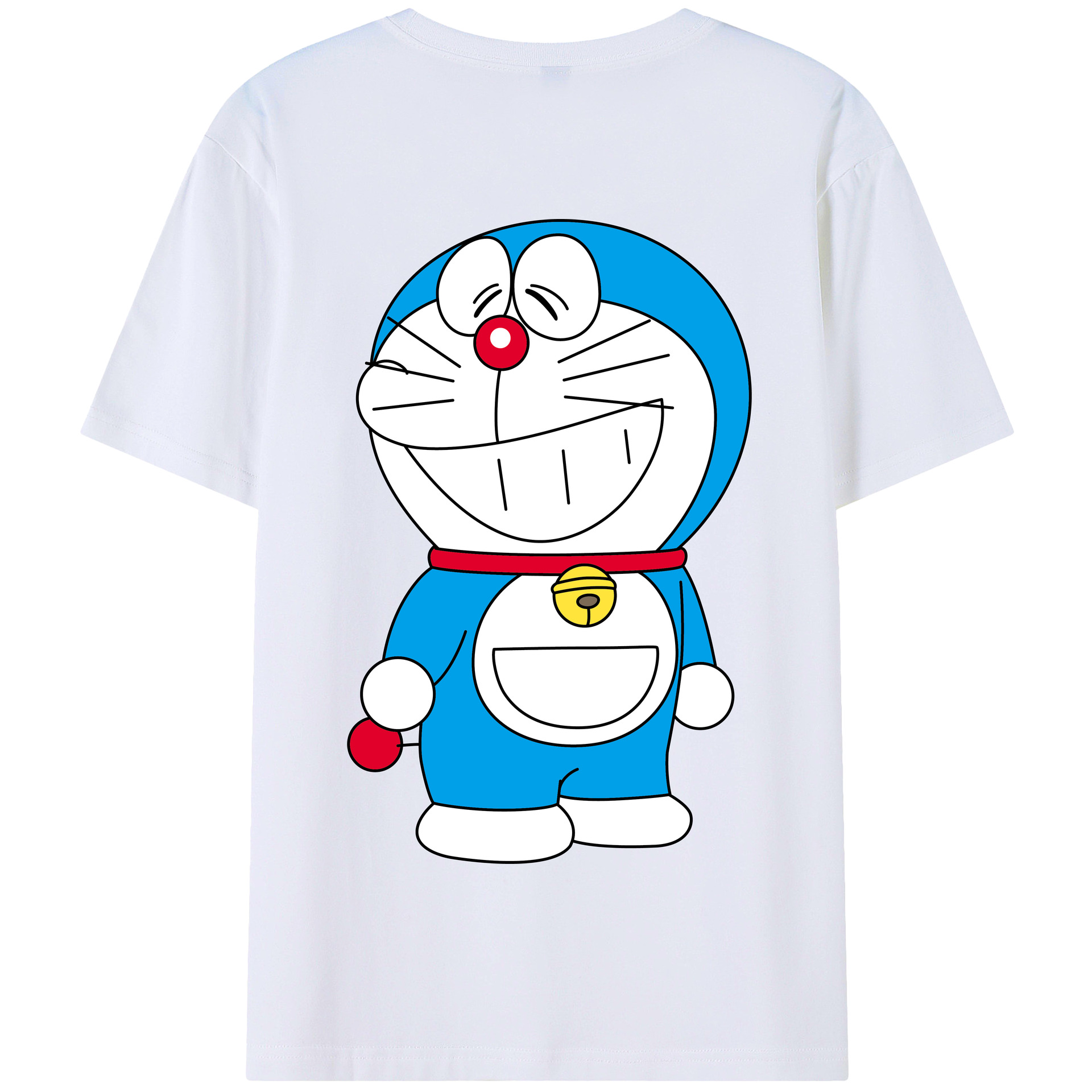 （画像用） ドラえもん Doraemon 綿100％半袖Tシャツ（背面プリント）