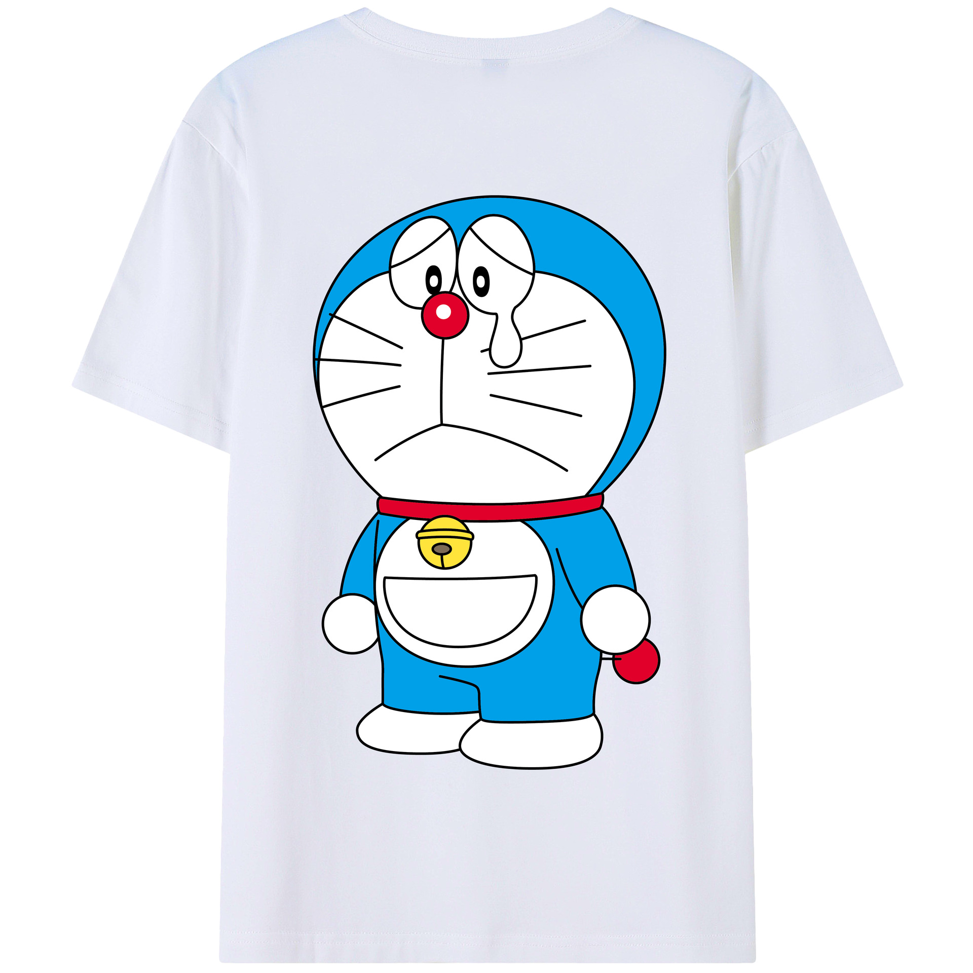 （画像用） ドラえもん Doraemon 綿100％半袖Tシャツ（背面プリント）