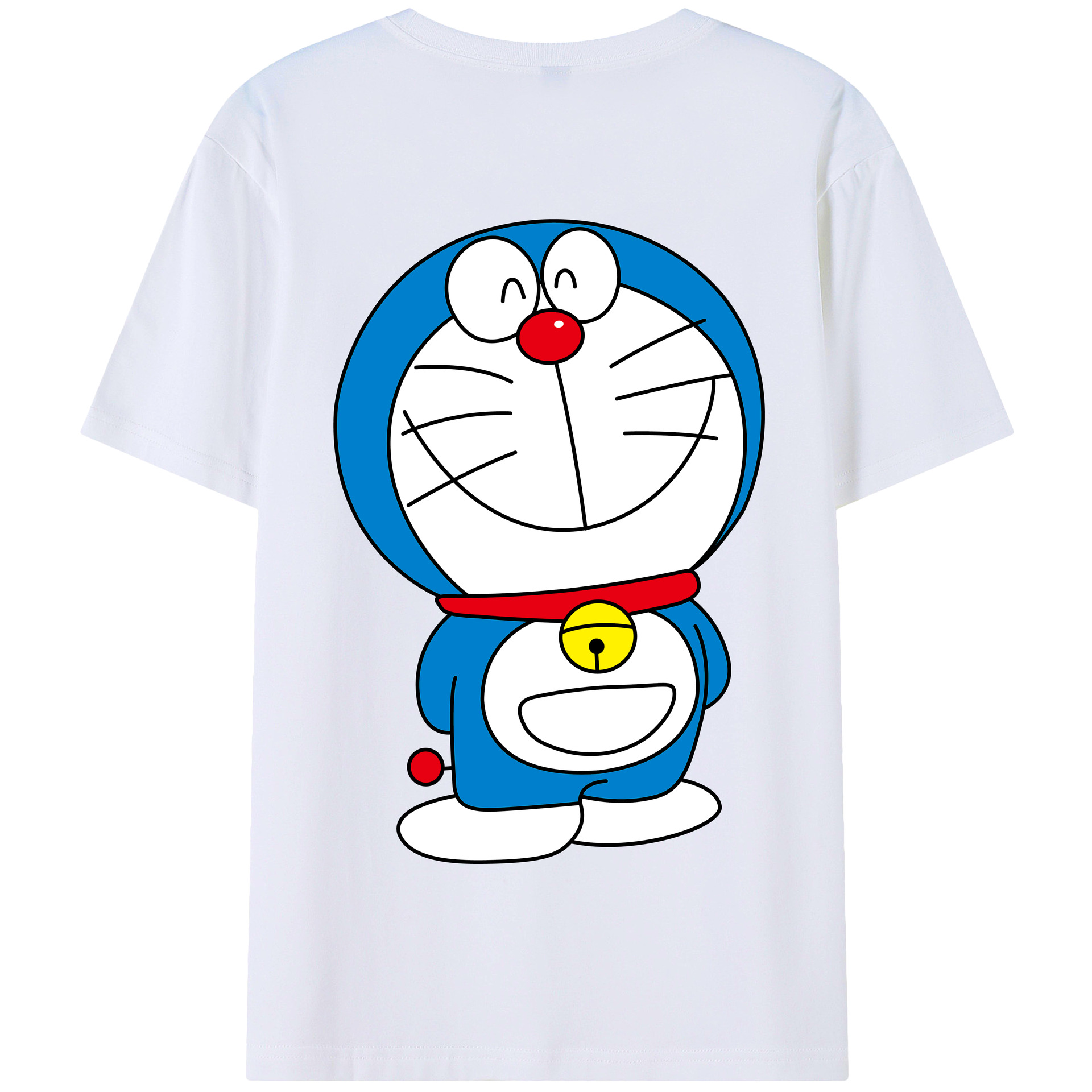 （画像用） ドラえもん Doraemon 綿100％半袖Tシャツ（背面プリント）
