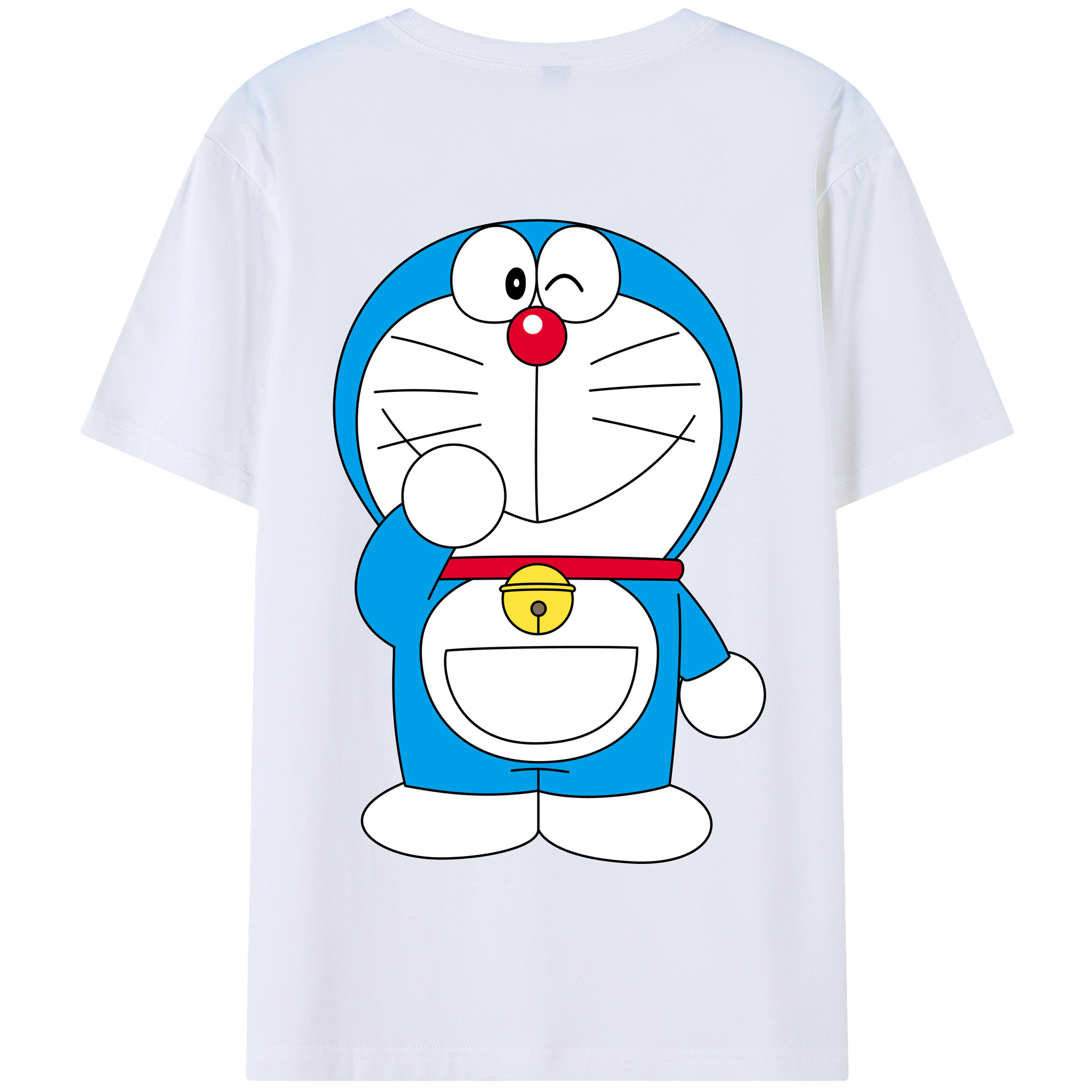 （画像用） ドラえもん Doraemon 綿100％半袖Tシャツ（背面プリント）