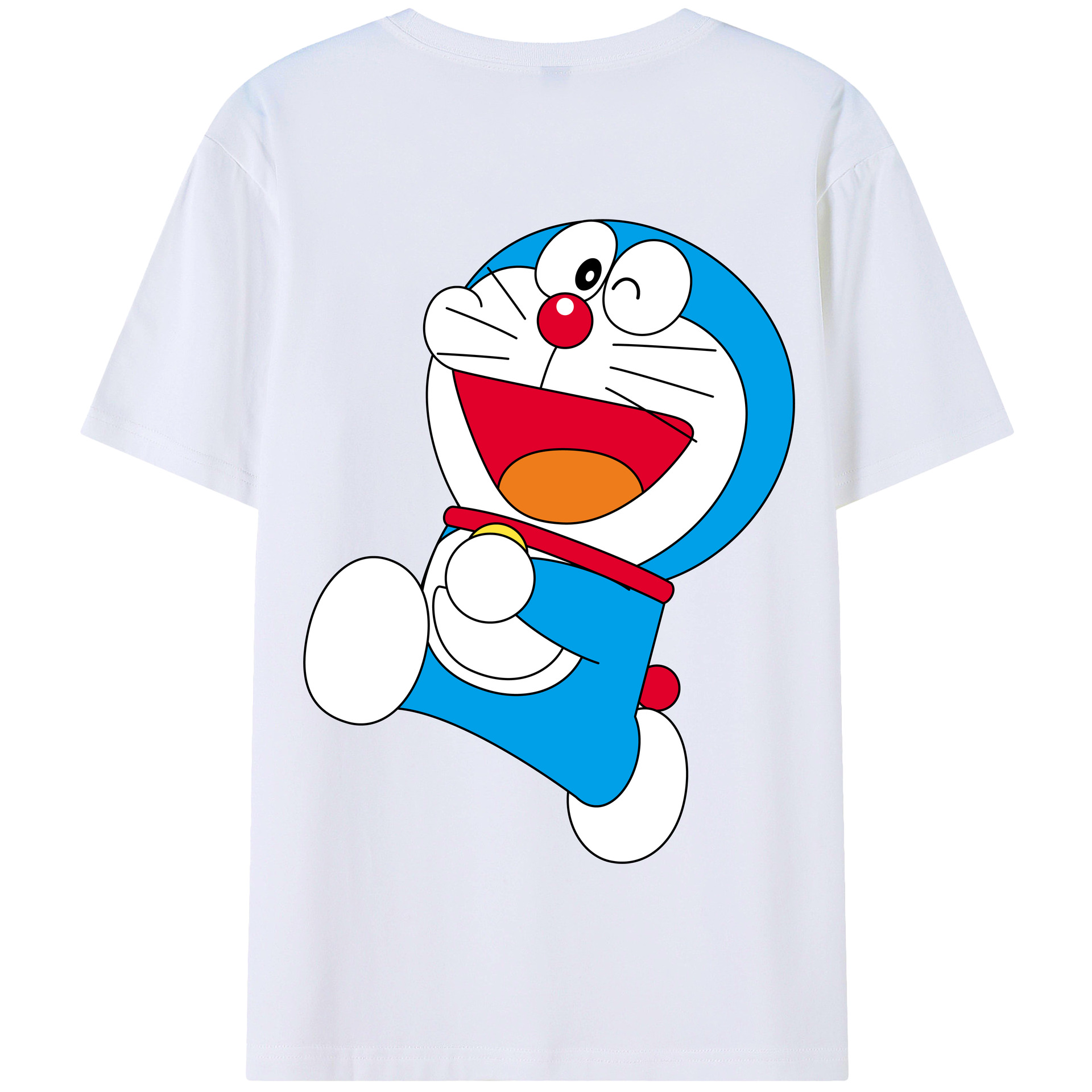 （画像用） ドラえもん Doraemon 綿100％半袖Tシャツ（背面プリント）
