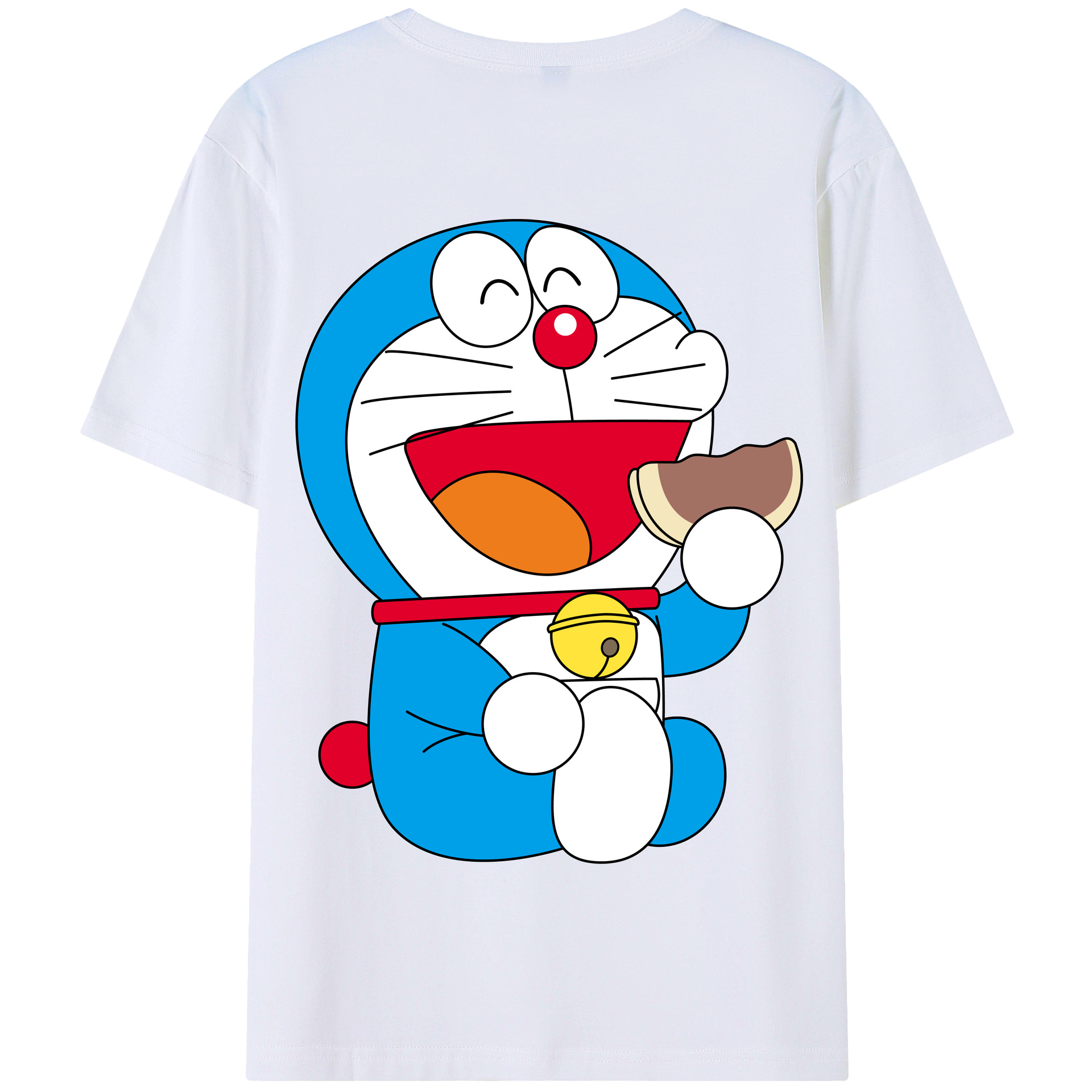 （画像用） ドラえもん Doraemon 綿100％半袖Tシャツ（背面プリント）