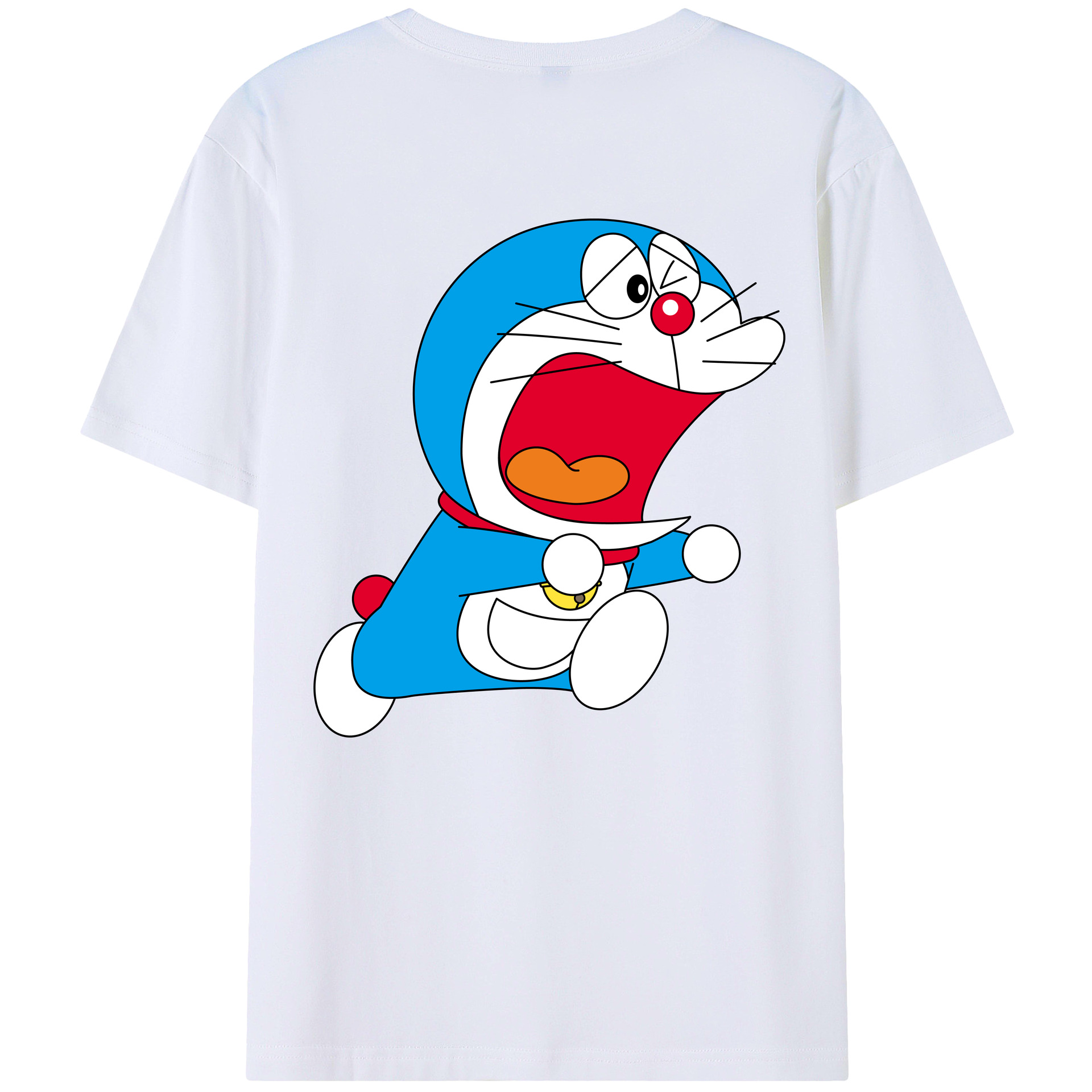 （画像用） ドラえもん Doraemon 綿100％半袖Tシャツ（背面プリント）