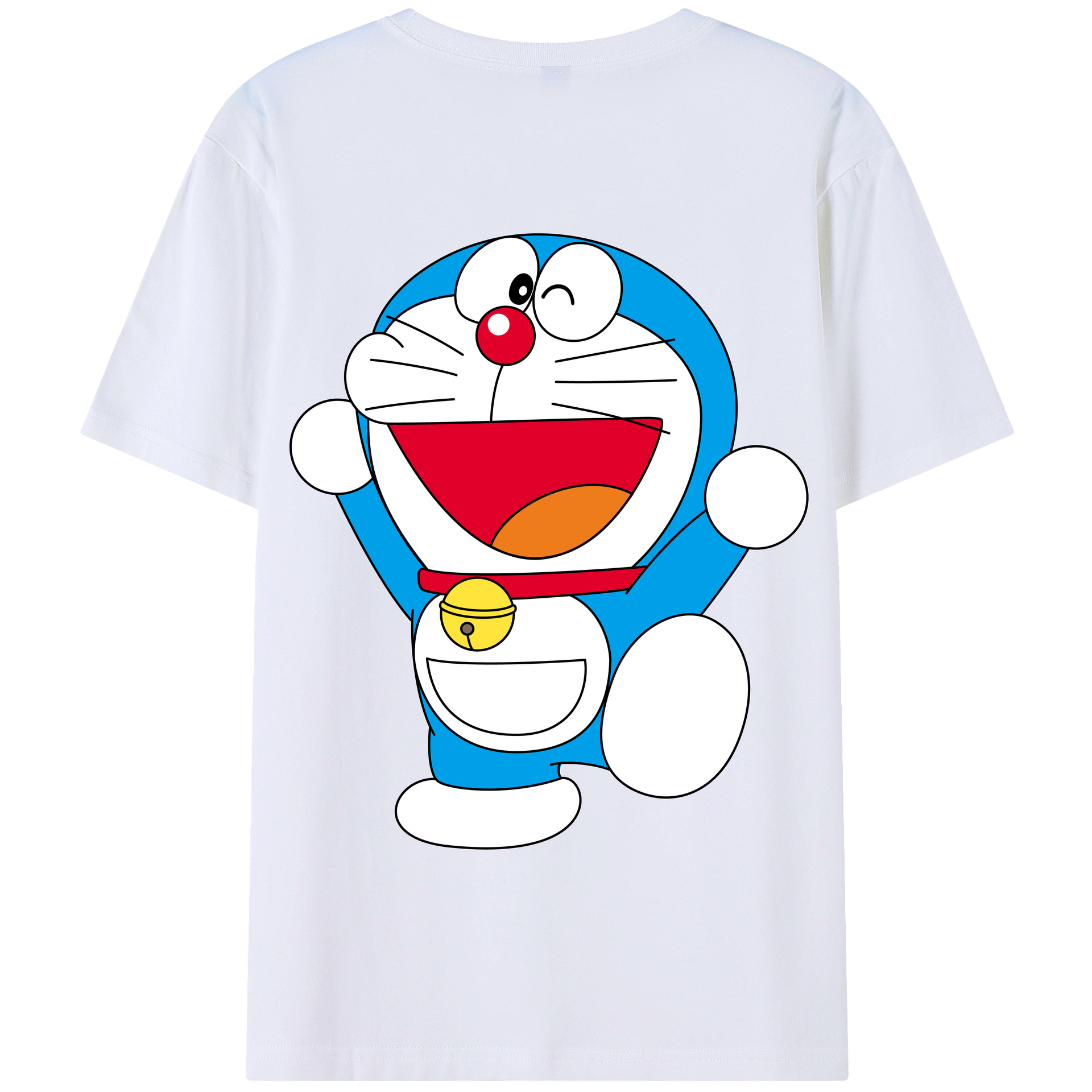 （画像用） ドラえもん Doraemon 綿100％半袖Tシャツ（背面プリント）