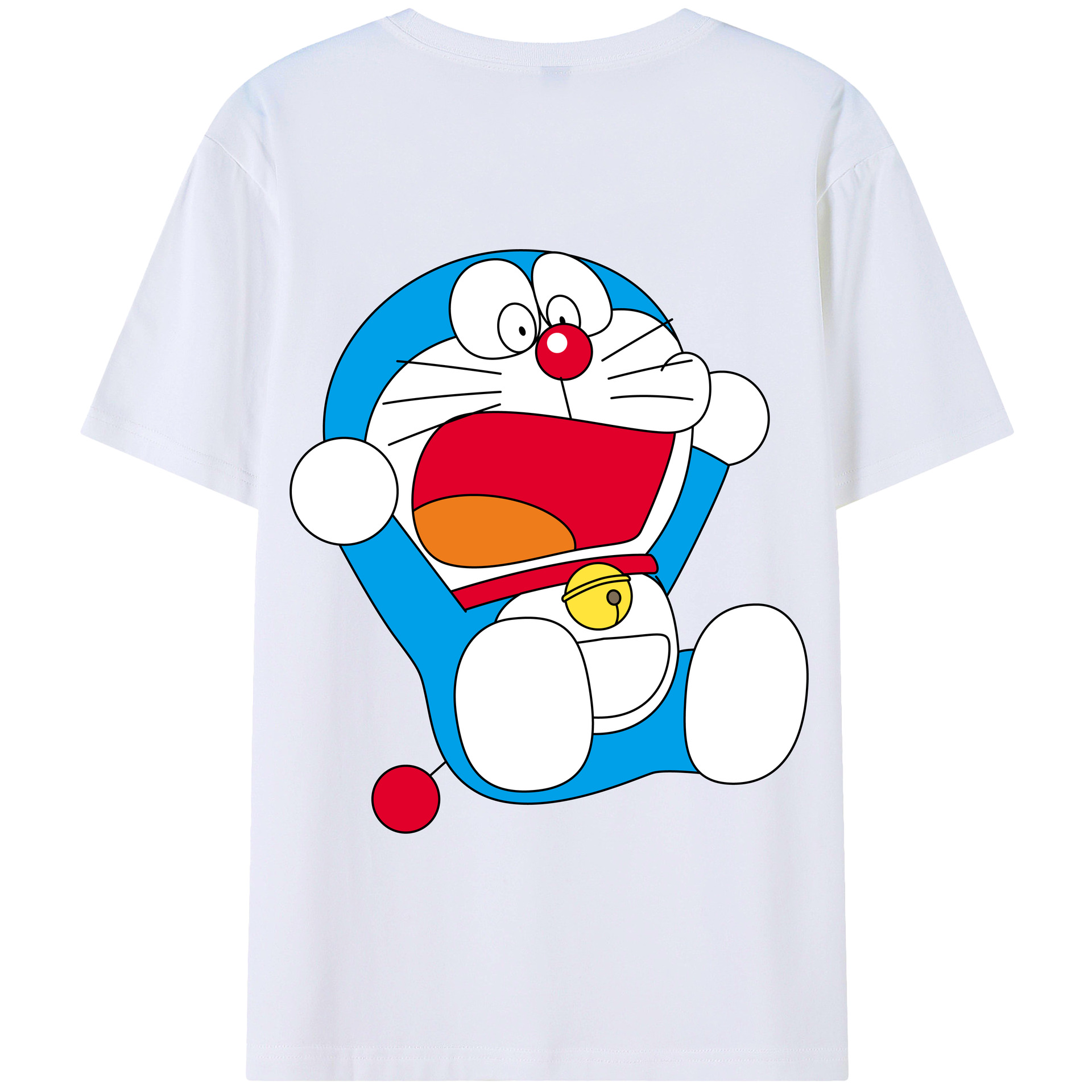 （画像用） ドラえもん Doraemon 綿100％半袖Tシャツ（背面プリント）