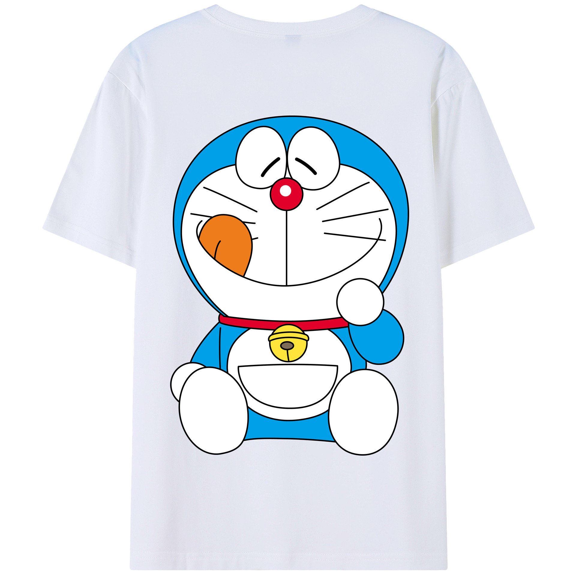 （画像用） ドラえもん Doraemon 綿100％半袖Tシャツ（背面プリント）