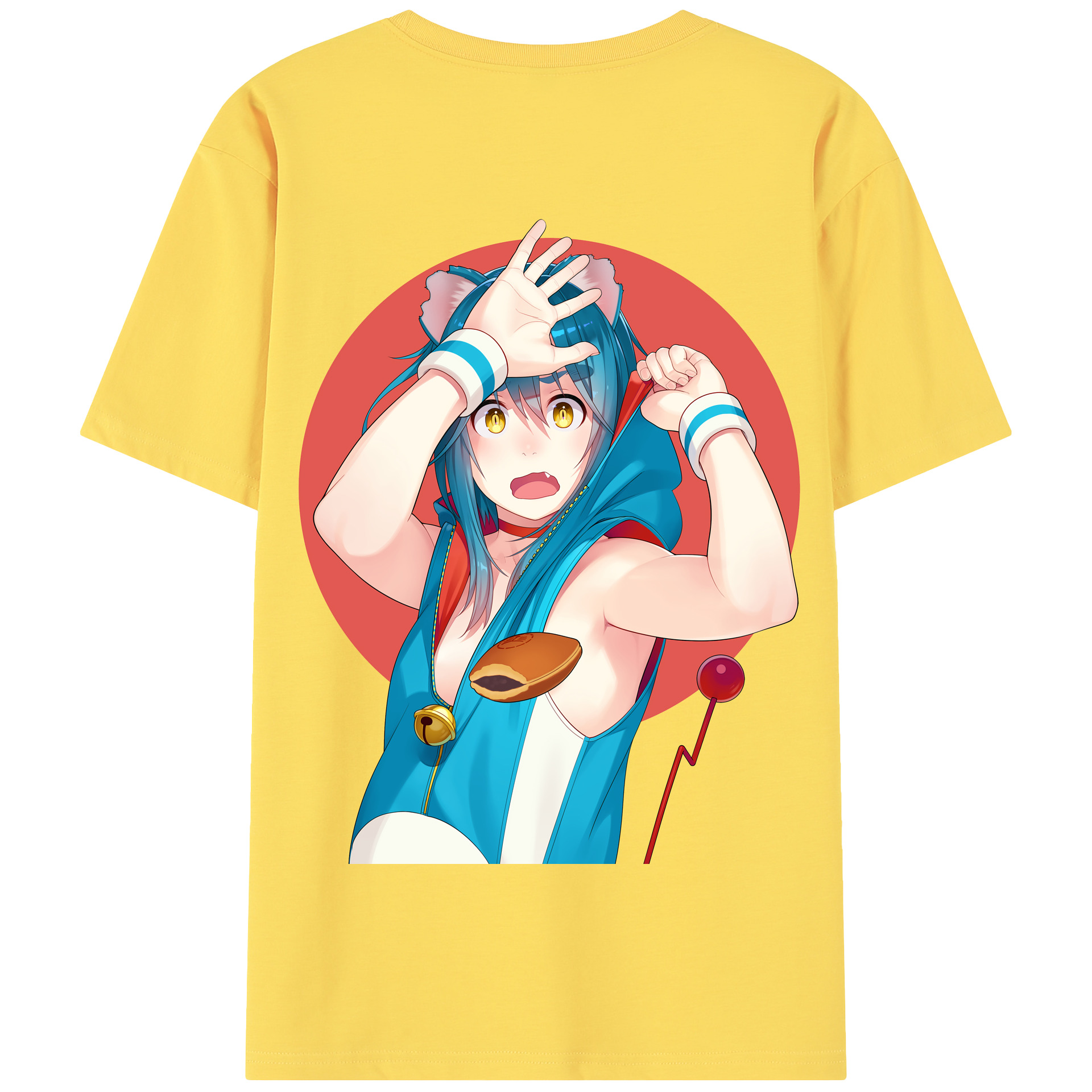 （画像用） ドラえもん Doraemon 綿100％半袖Tシャツ（背面プリント）