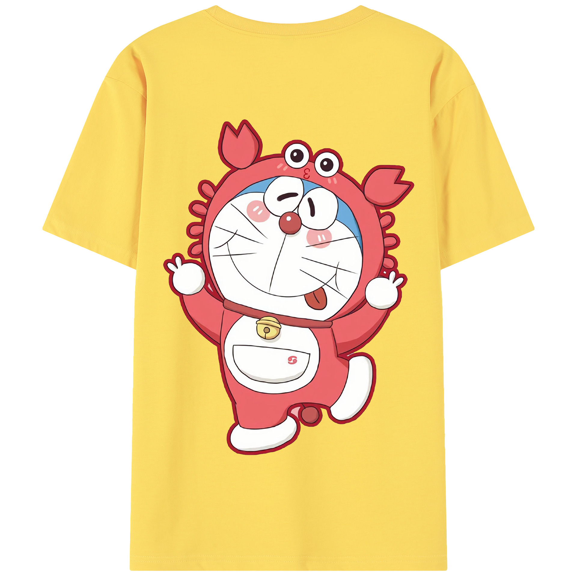 （画像用） ドラえもん Doraemon 綿100％半袖Tシャツ（背面プリント）