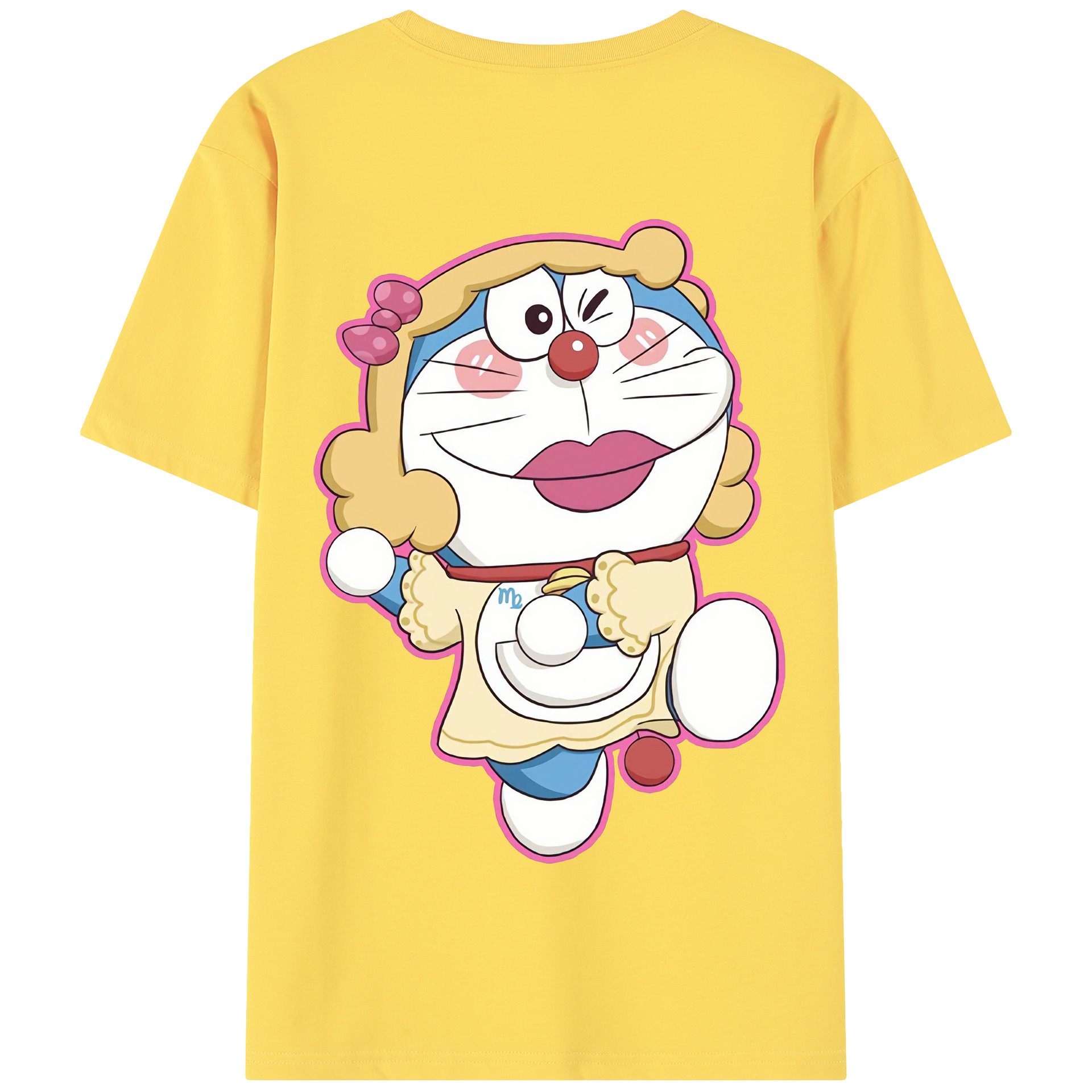 （画像用） ドラえもん Doraemon 綿100％半袖Tシャツ（背面プリント）