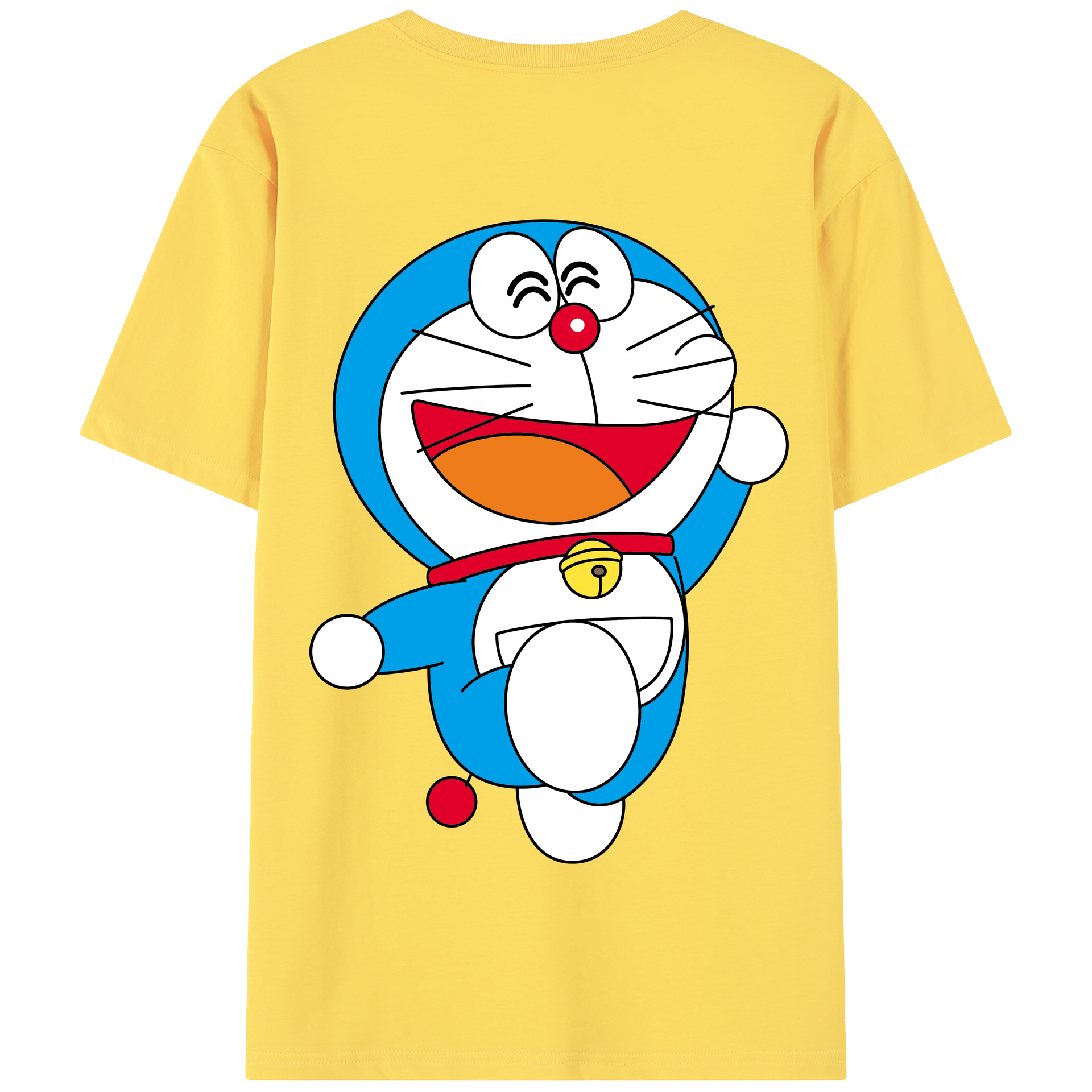 （画像用） ドラえもん Doraemon 綿100％半袖Tシャツ（背面プリント）