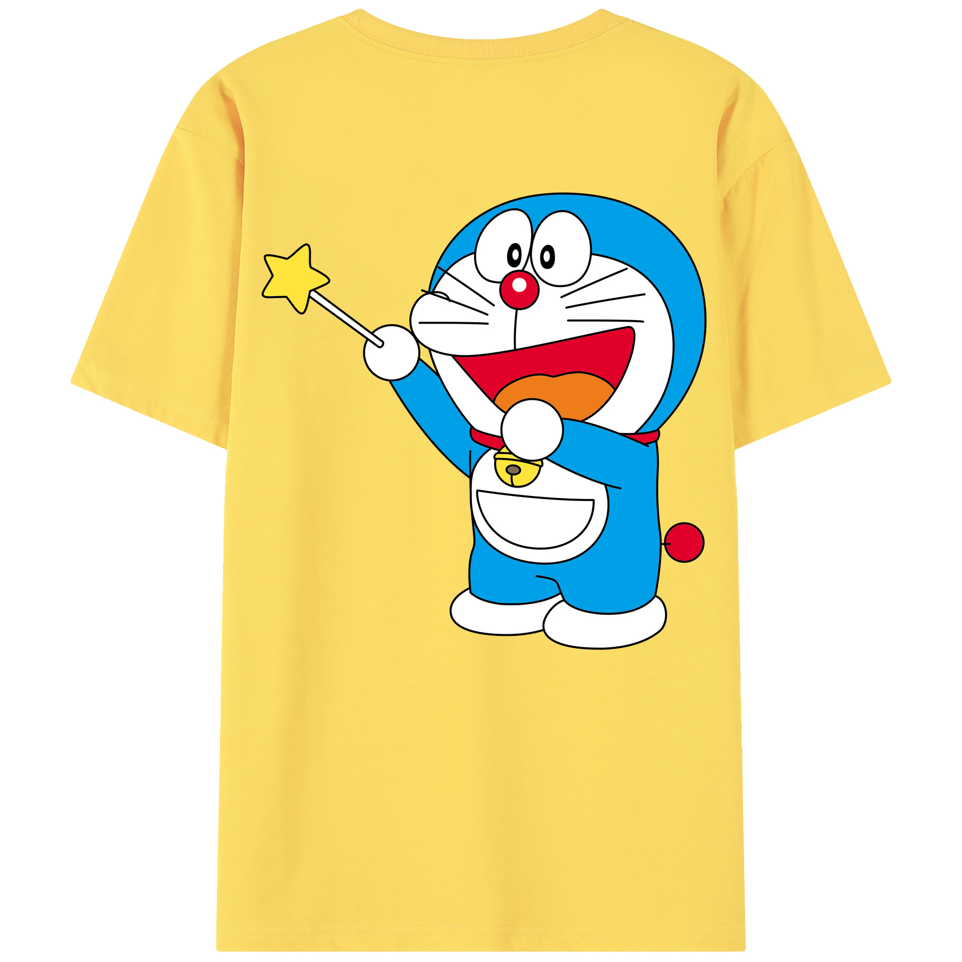 （画像用） ドラえもん Doraemon 綿100％半袖Tシャツ（背面プリント）