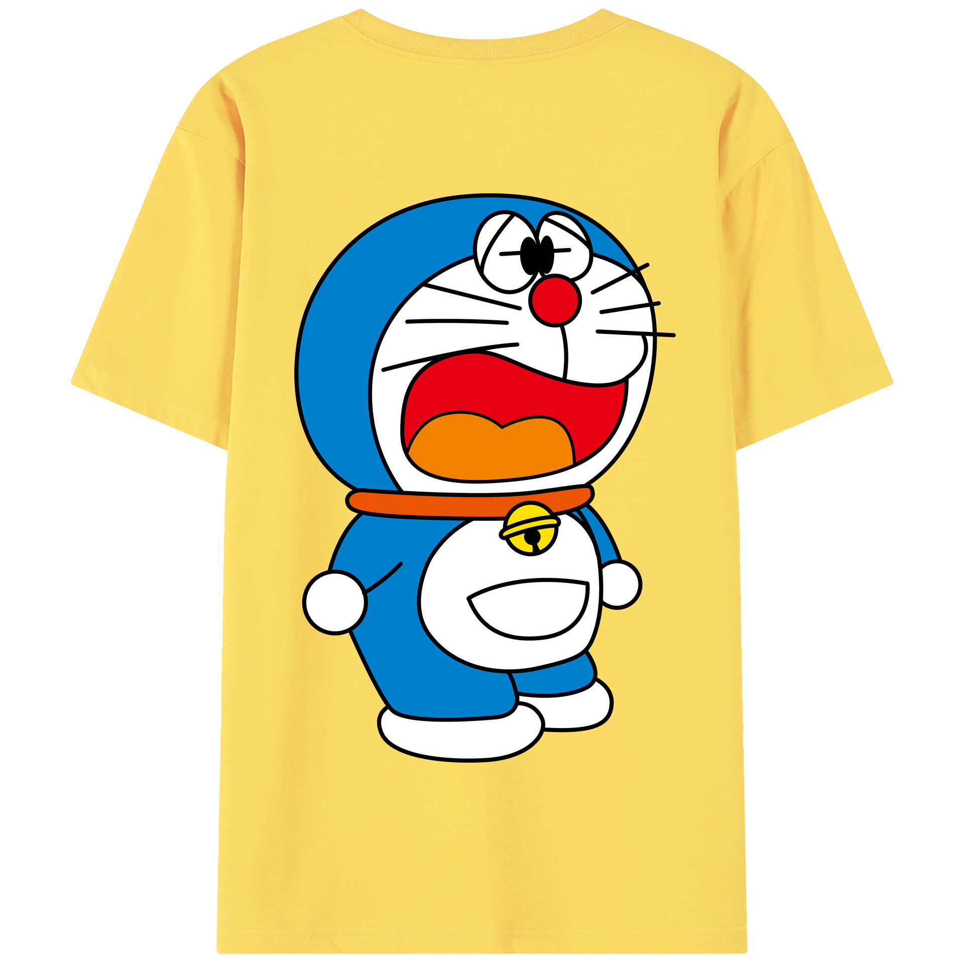 （画像用） ドラえもん Doraemon 綿100％半袖Tシャツ（背面プリント）