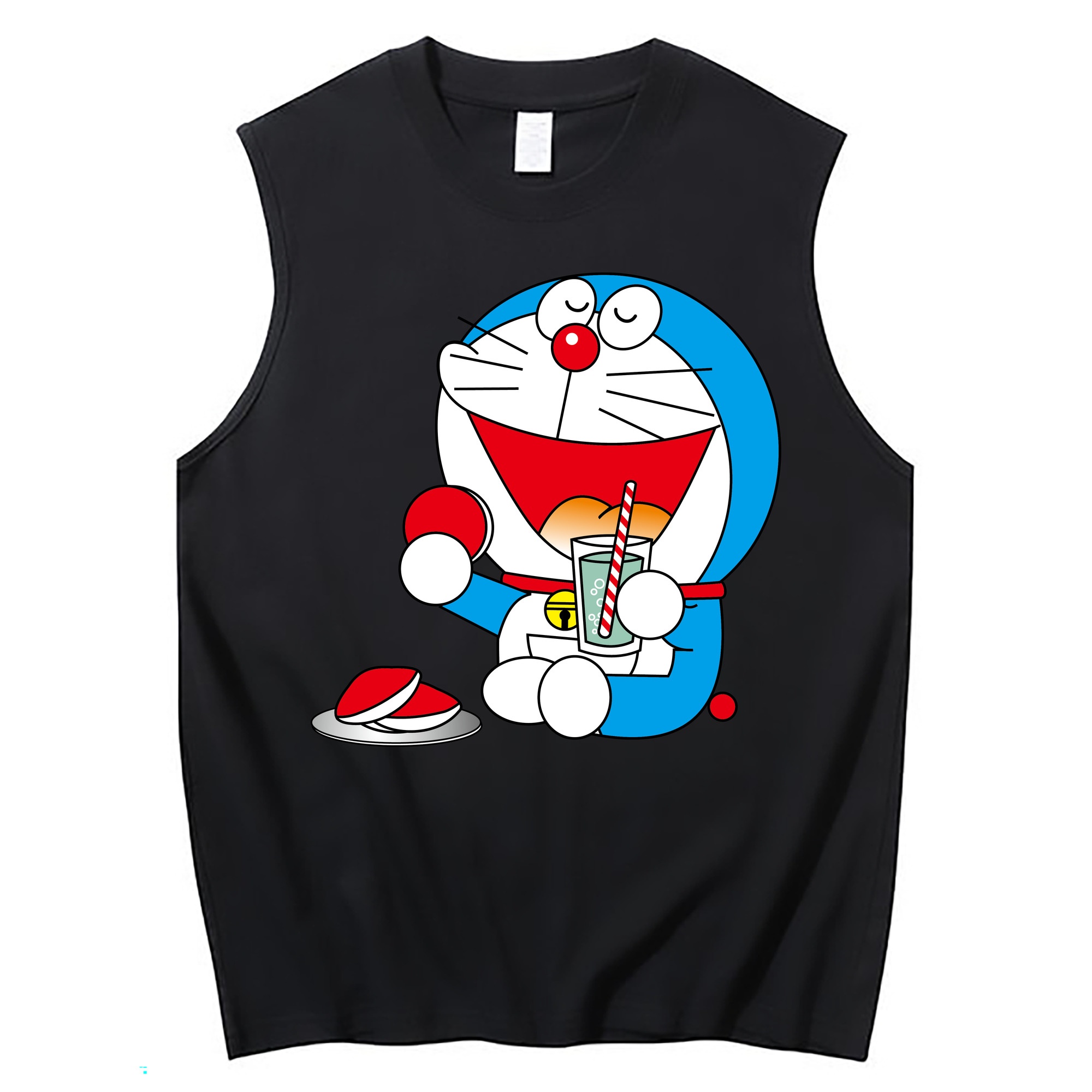 （画像用） ドラえもん Doraemon コットン100％タンクトップ（フロントプリント）