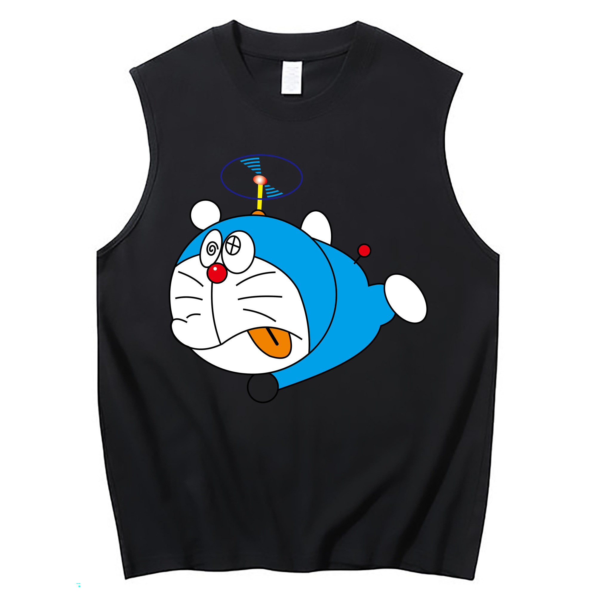 （画像用） ドラえもん Doraemon コットン100％タンクトップ（フロントプリント）