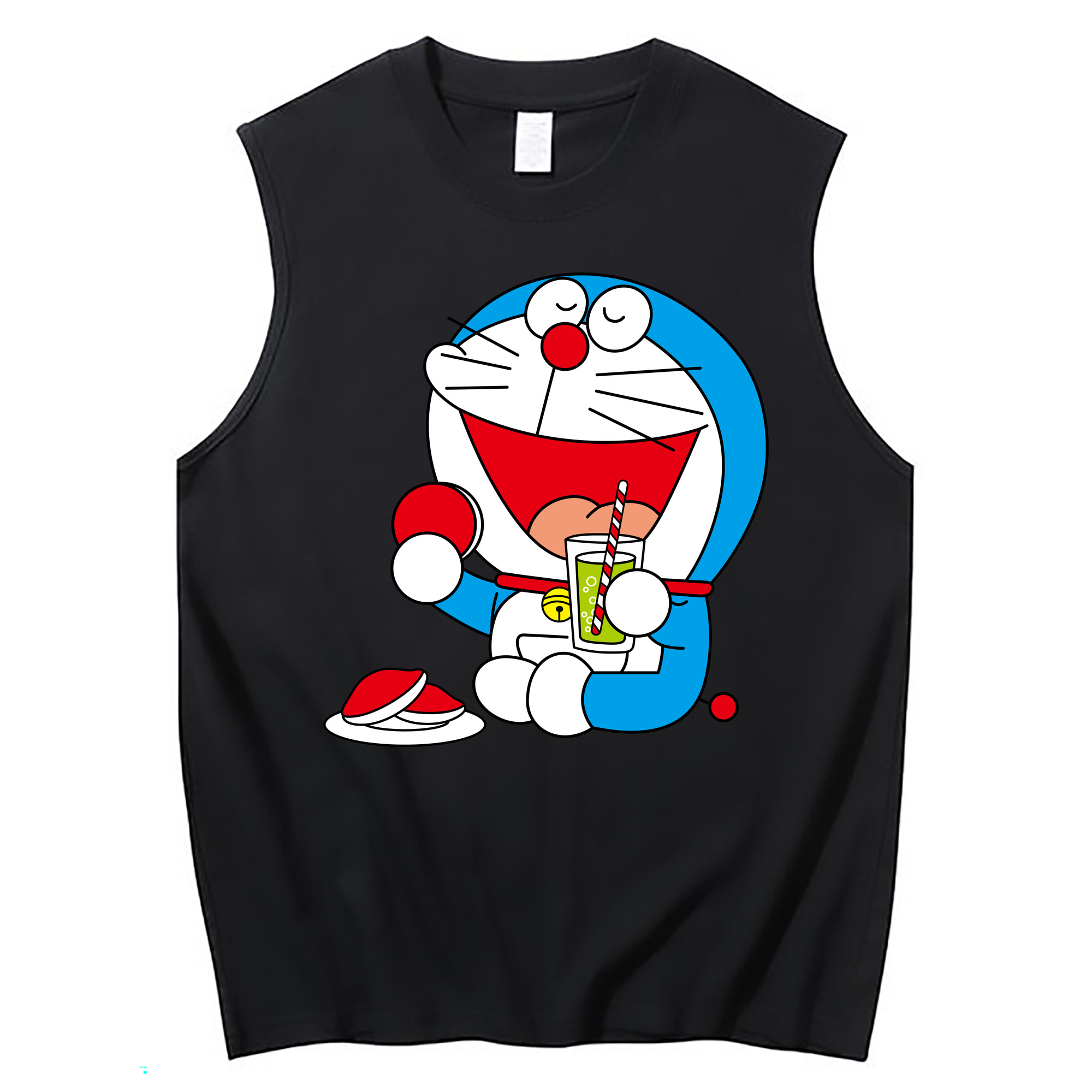 （画像用） ドラえもん Doraemon コットン100％タンクトップ（フロントプリント）