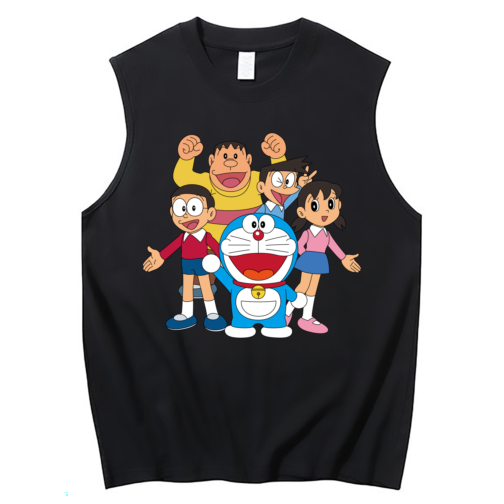（画像用） ドラえもん 骨川 スネ夫 Doraemon Honekawa Suneo コットン100％タンクトップ（フロントプリント）