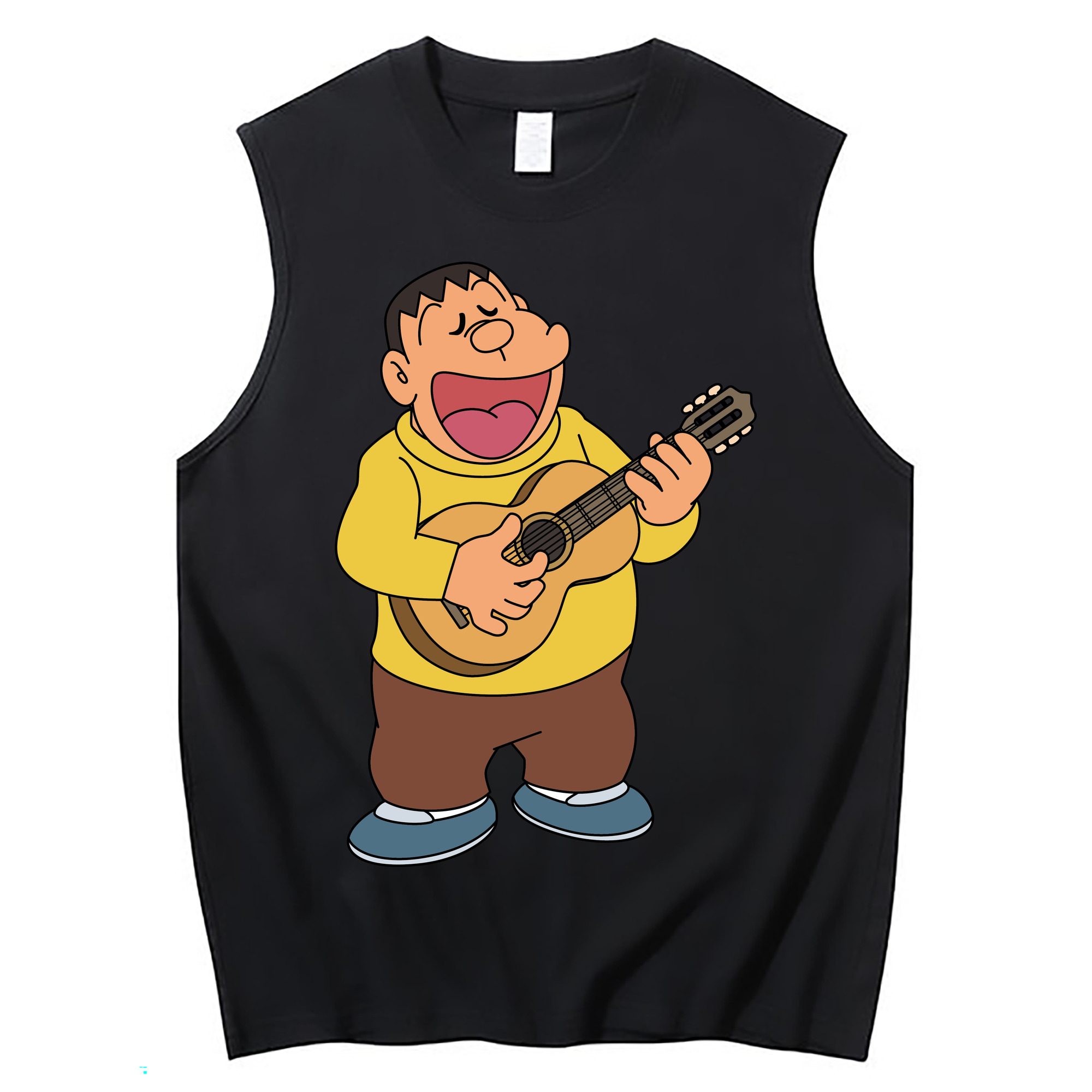 （画像用） ドラえもん 剛田武 Doraemon Gouta Takeshi コットン100％タンクトップ（フロントプリント）