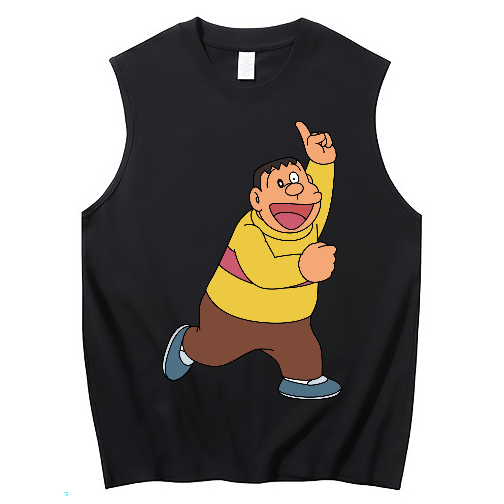 （画像用） ドラえもん 剛田武 Doraemon Gouta Takeshi コットン100％タンクトップ（フロントプリント）