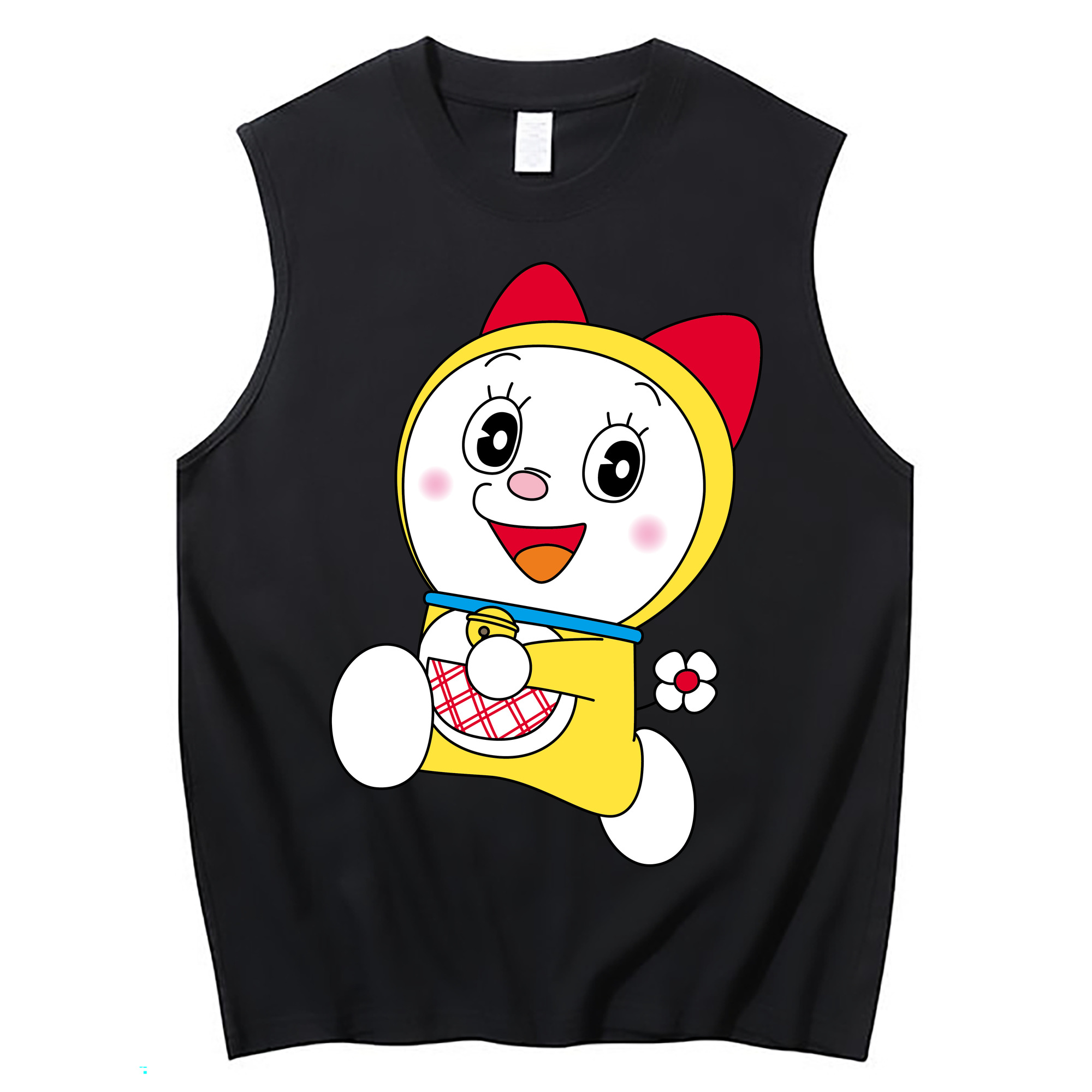 （画像用） ドラえもん ドラミ Doraemon Dorami コットン100％タンクトップ（フロントプリント）