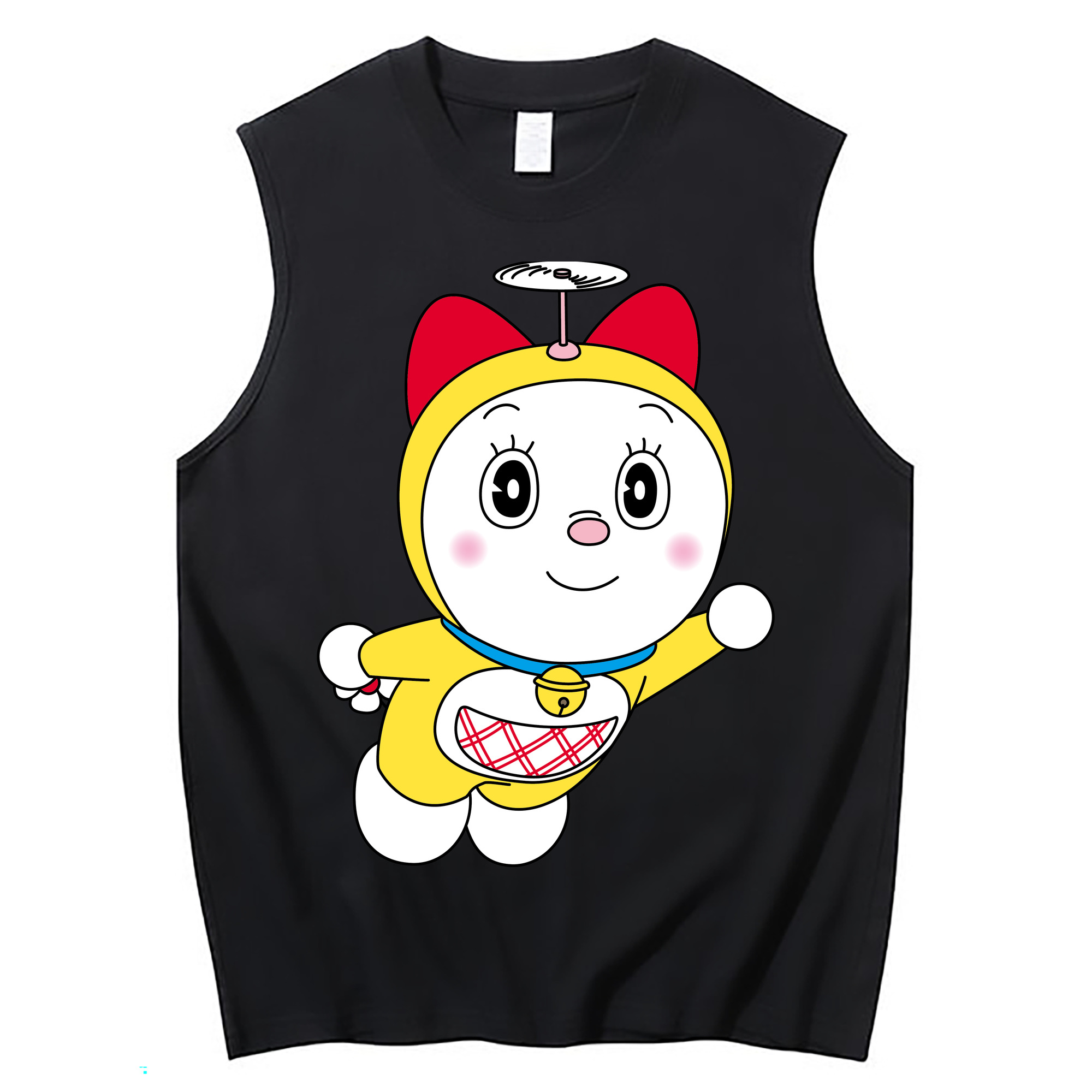（画像用） ドラえもん ドラミ Doraemon Dorami コットン100％タンクトップ（フロントプリント）